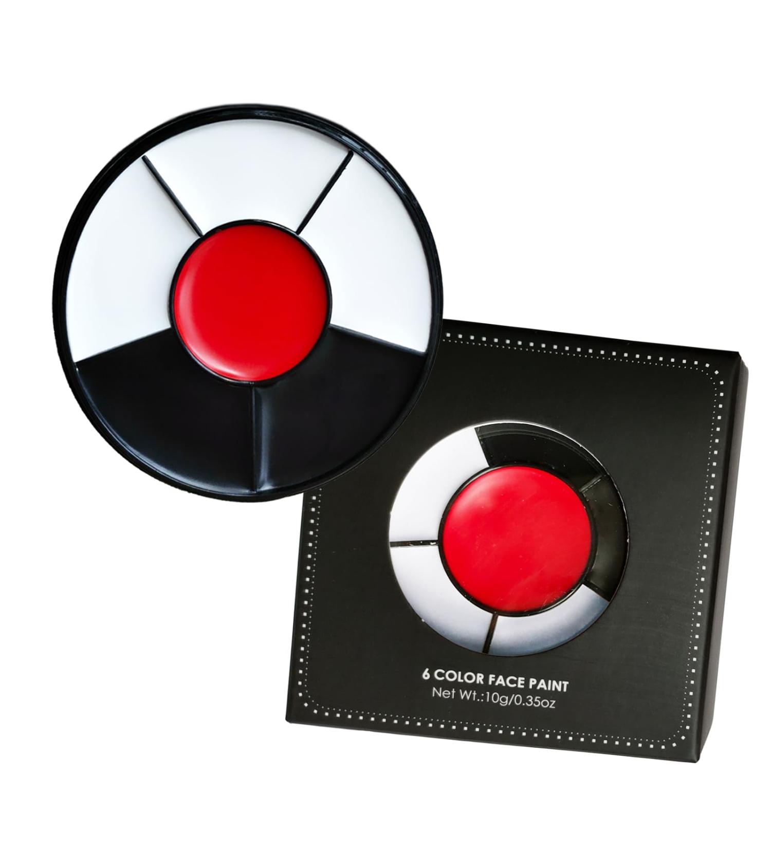 Professional Clown Makeup Kit - Face Paint for Halloween Joker Zombie & Sports Events | International Shipping Available - Buy Online on GoSupps.com
