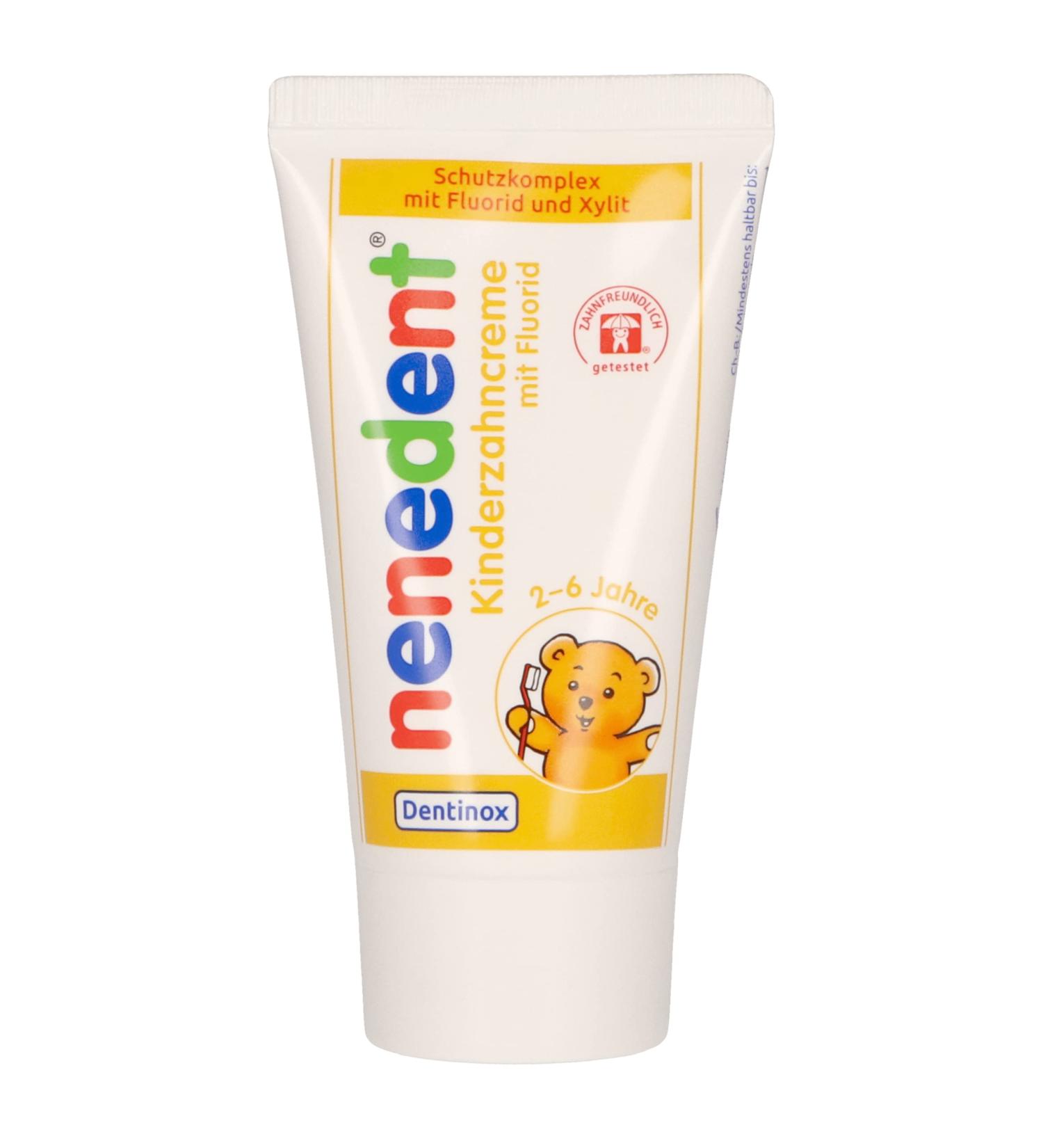 Nenedent Children's Toothpaste with Fluoride - 50ml | Safe & Effective Oral Care for Kids - Buy Online on GoSupps.com