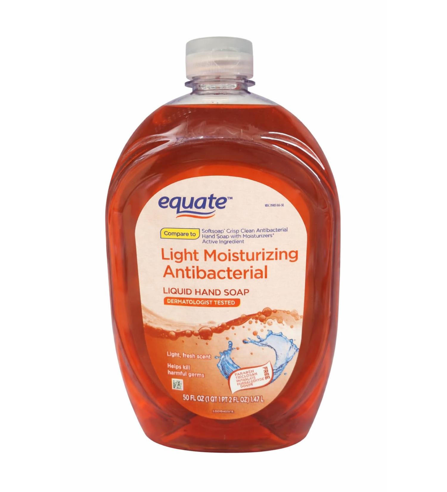 Light moisturizing Antibacterial liquid hand soap 50 fl oz (1qt 1pt 2 fl oz) 1.47 l