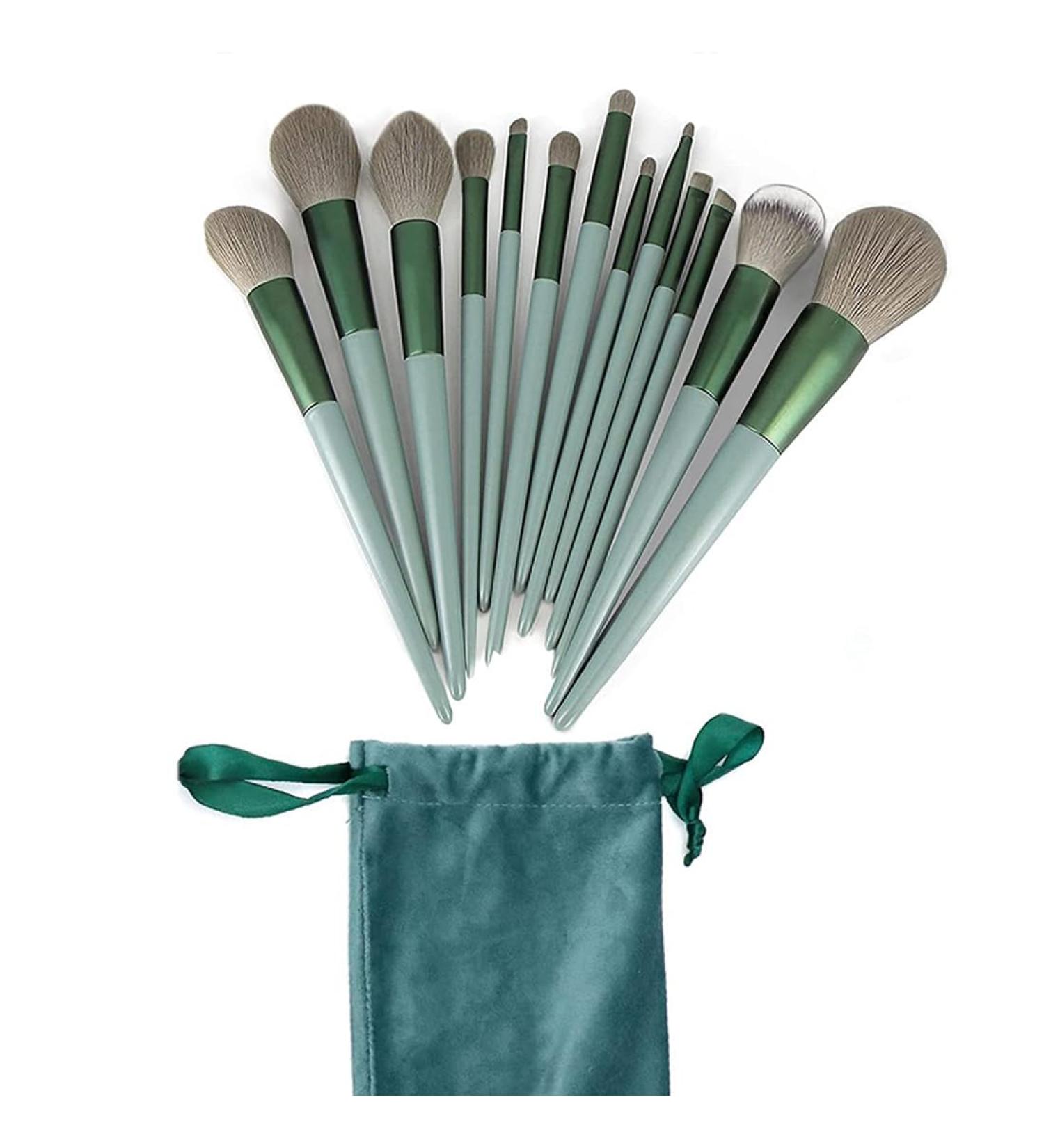 SJBAUTYO 13 Piece Make Up Brush Set Professional Makeup Brushes for Foundation Blush Concealer Eyeshadow and Eyebrow Brush Cosmetic Brush Kit - Buy Online on GoSupps.com