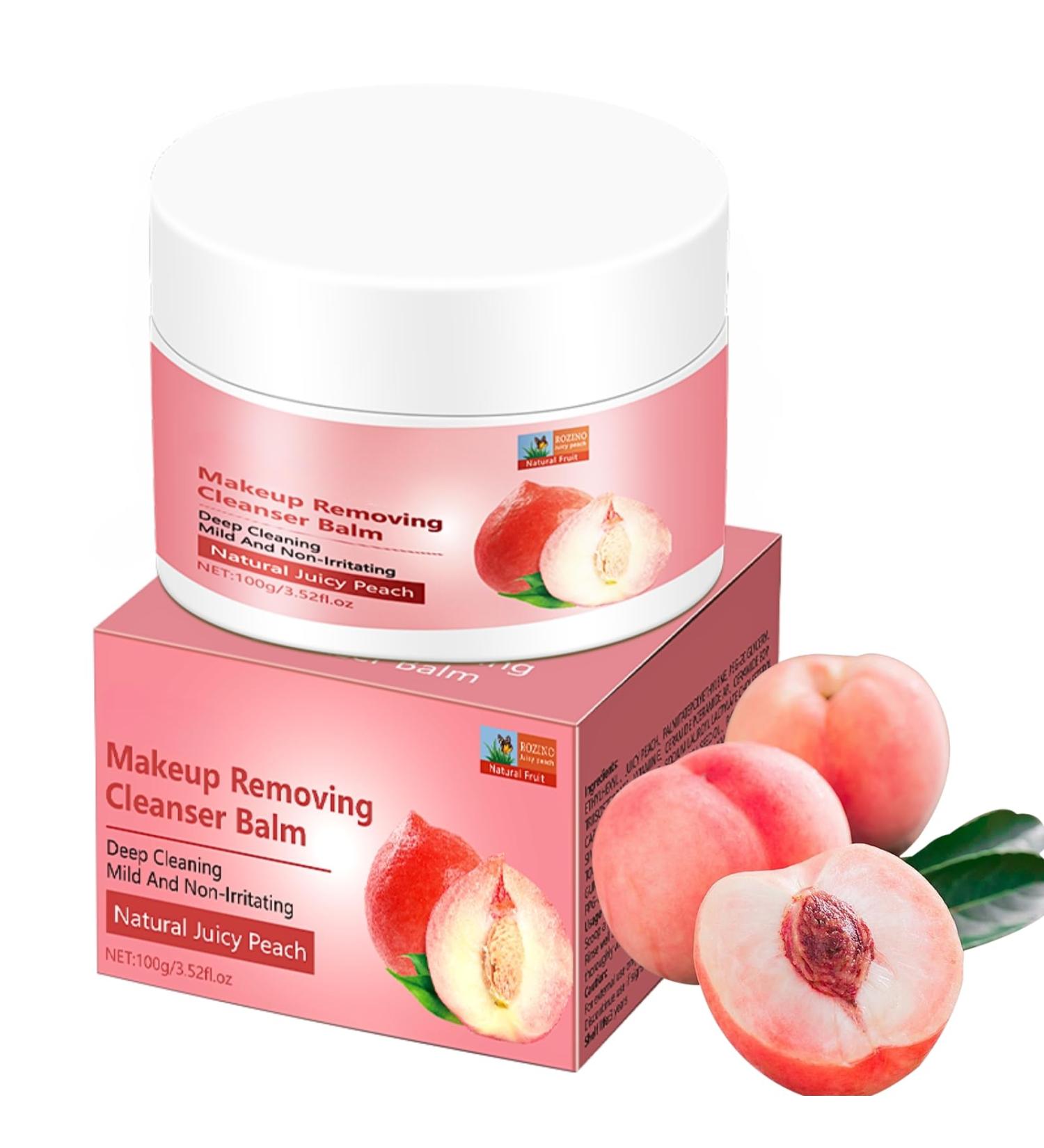 IZBEAUVO Peachy Clean Makeup Remover & Cleansing Balm Facial Cleanser Balm For Sensitive Skin Clean Oil Free Skin Hydrating Cleanser Refreshing Gentle Cleanser Clean And Clear Cleanser Vitamin E Pink - Buy Online on GoSupps.com