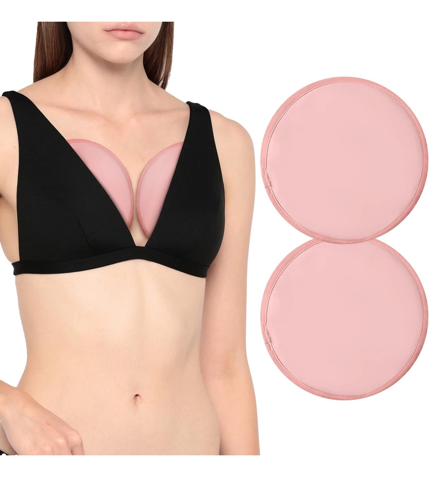 SHCHME 2 PCS Castor Oil Pack SHCHME Castor Oil Pack Castor Oil Pack Wrap Breast Pads Reusable and Washable Castor Oil Pack Compress for Breast (Oil Not Included)(Breast Pads Pink) - Buy Online on GoSupps.com
