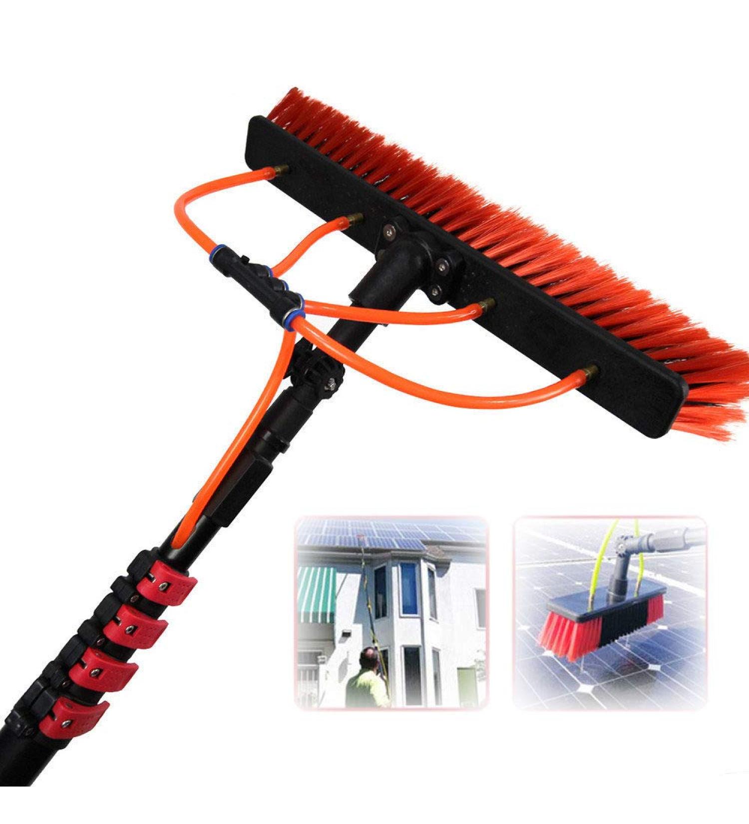 Window Cleaning Equipment Window Cleaning Brush Washing Set Equipment Telesextension Cleaning Pole 3.6M-9M Suitable For Photovoltaic Panel Cleaning Trucks Windows Window Glass Wall/18Ft/5.4M - Buy Online on GoSupps.com