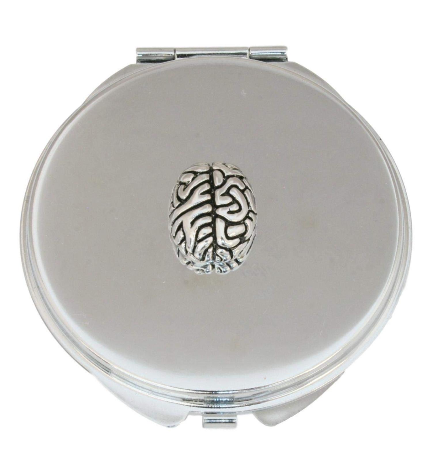 Brain Compact Mirror Handbag Gift With Free Engraving 537 - Buy Online on GoSupps.com