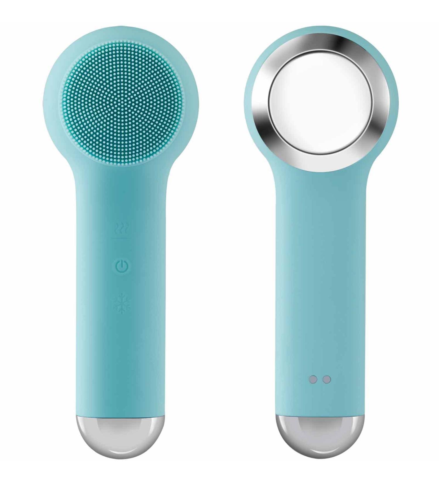 Facial Cleansing Brush for Men & Women - Rechargeable Electric Face Scrubber in Purple | Exfoliating and Deep Cleansing Face Brush - Buy Online on GoSupps.com