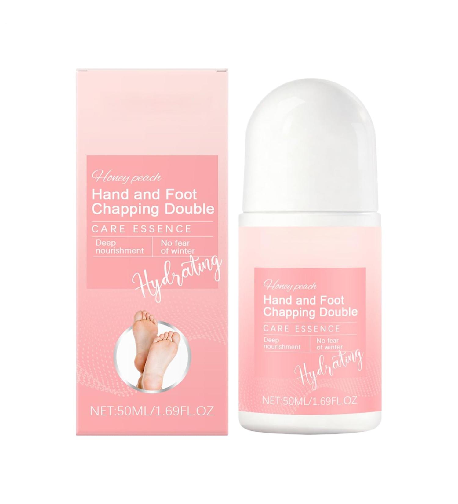 Hjatirace Foot Care Roller Natural Plant Ingredient 50 ml Natural Foot Moisturizer Lotion for Cracked Heels Fast Absorption for Men Women Elbows Knees Toenails - Buy Online on GoSupps.com