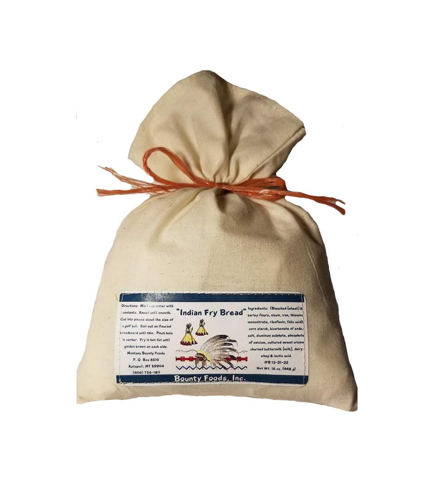 Bounty Foods Montana Indian Fry Bread Mix 16 Ounce Bag Indian Fry 16 Ounce (Pack of 1)