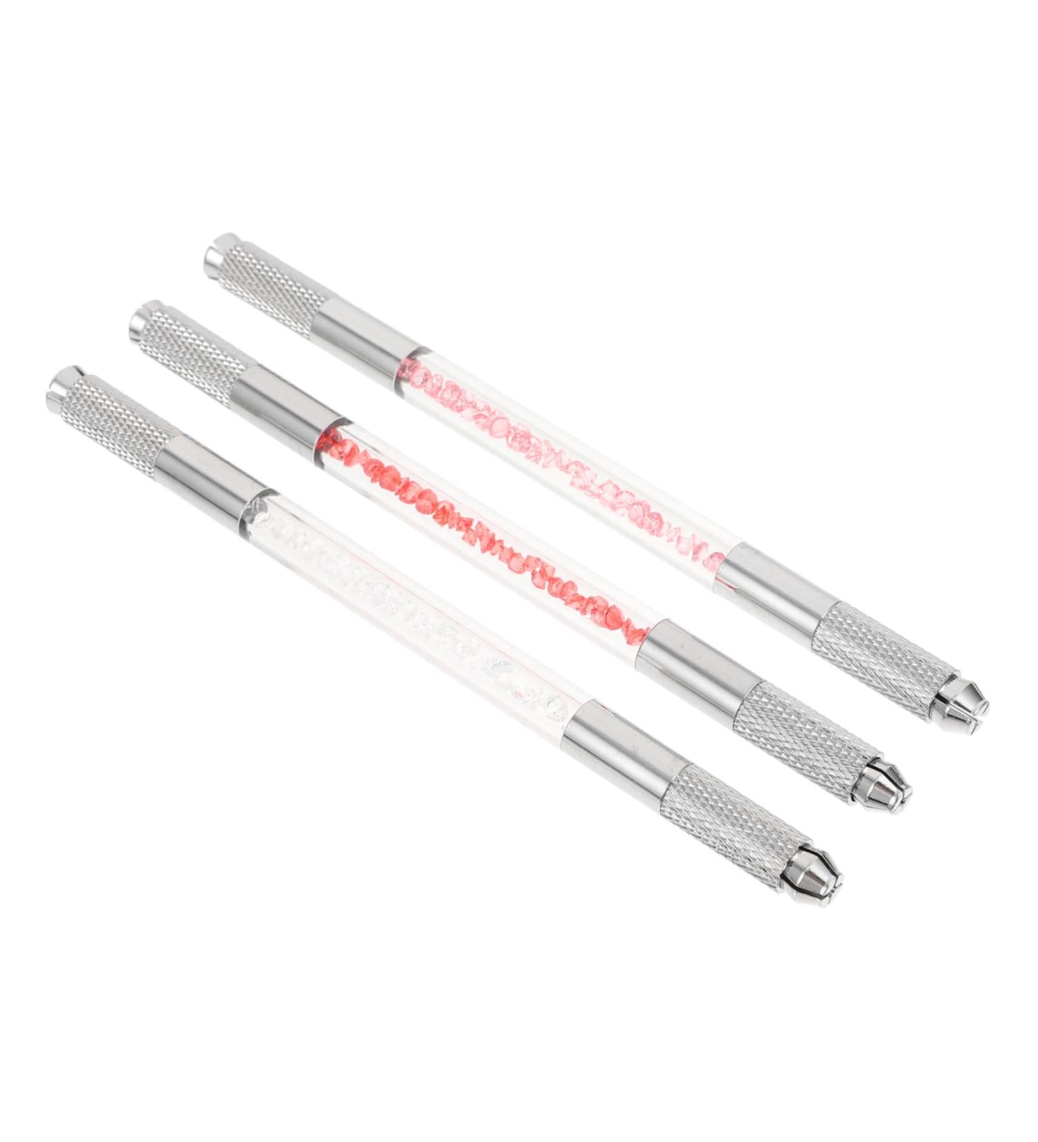DRESSOOS 3pcs Fruit Embroidery Pen Pen Eyebrow Embroidery Hand Tools Metal Pen Aluminum Alloy - Buy Online on GoSupps.com