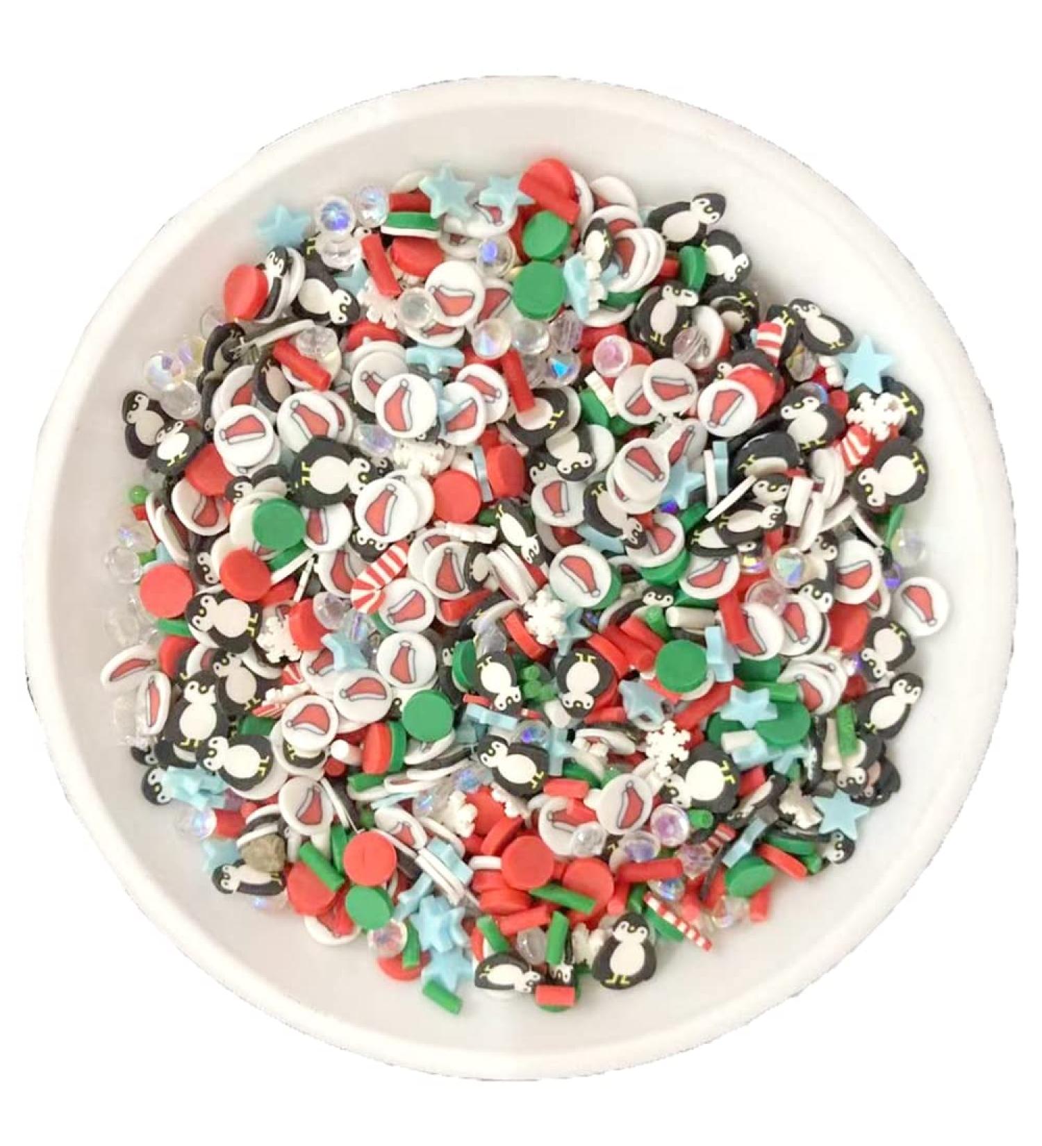 QR 100g Mixed Christmas Style Polymer Hot Clay Sprinkles for DIY Crafts Nail Art Decoration Tiny Cute Plastic klei Accessories T1116 (Color : Mix) - Buy Online on GoSupps.com