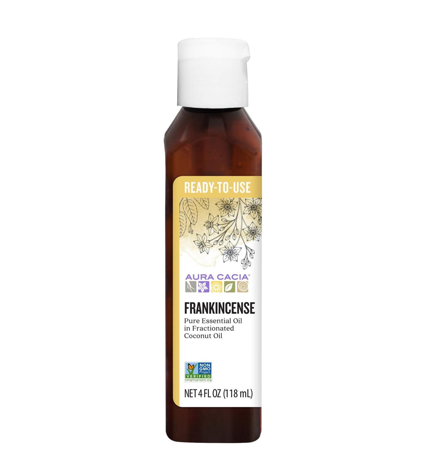 Aura Cacia Frankincense Essential Oil 4 fl oz | Pure Aromatherapy Oil - Buy Online on GoSupps.com
