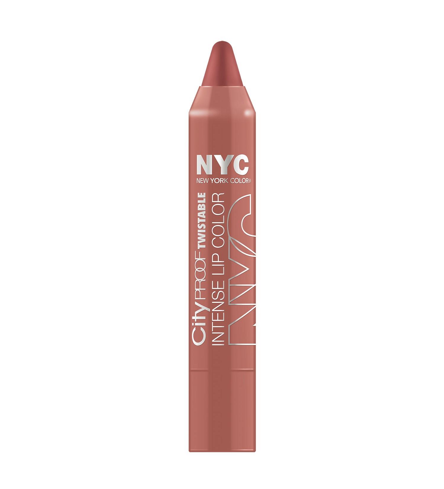 N.Y.C. New York Color City Proof Twistable Intense Lip Color - Brooklyn Brown Stone | 0.09 oz | Shop Internationally - Buy Online on GoSupps.com