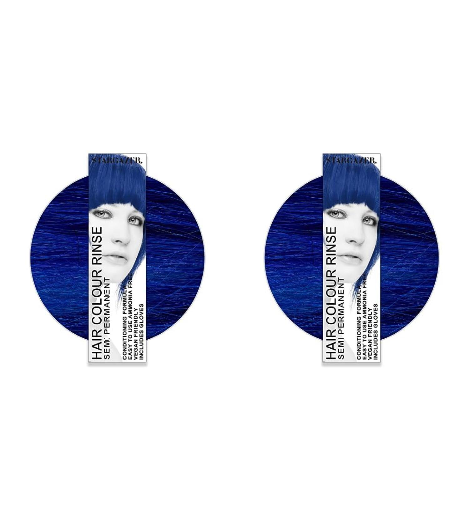 Stargazer Royal Blue Semi-Permanent Hair Dye 2 Pack - 70 ml Each | International Shipping Available - Buy Online on GoSupps.com