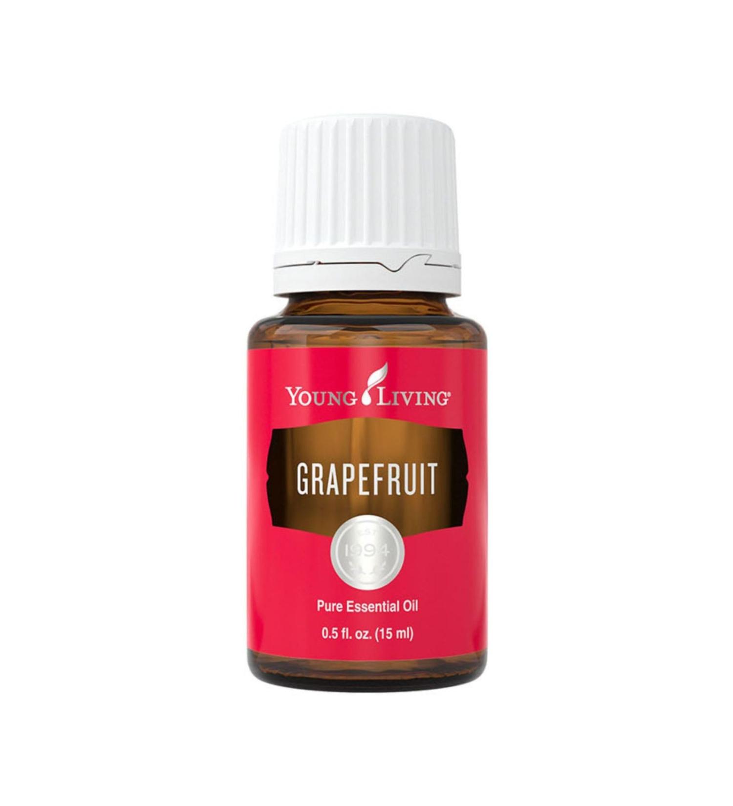 Grapefruit 15ml by Young Living - Citrus Aromatherapy Fresh Scent Essential Oil - Cleansing Properties & Aromatic Diffuser - 100% Pure Natural Air Freshener - Buy Online on GoSupps.com