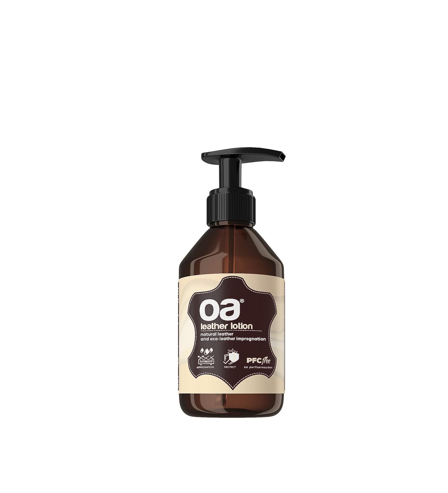 OA Leather Care Milk LEATHER LOTION (250 ml) I Product for Impregnation of Leather Products I Leather Sofa Care I The Balm Softens Makes It Shine Lightly Protects and Nourishes - Buy Online on GoSupps.com