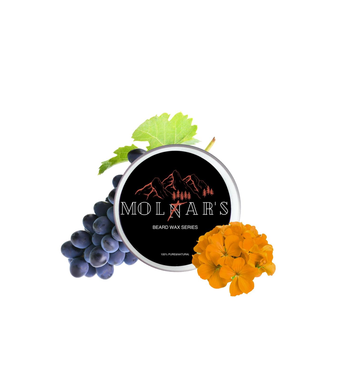 MOLFAR S Carpatian Handmade ECO Beard Wax - 100% Pure Nutritional Recipe with Ryzhii Geranium Bees Wax & Grape Oil - Perfect for All Beard Types | 1.01 fl oz | International Shipping Available - Buy Online on GoSupps.com