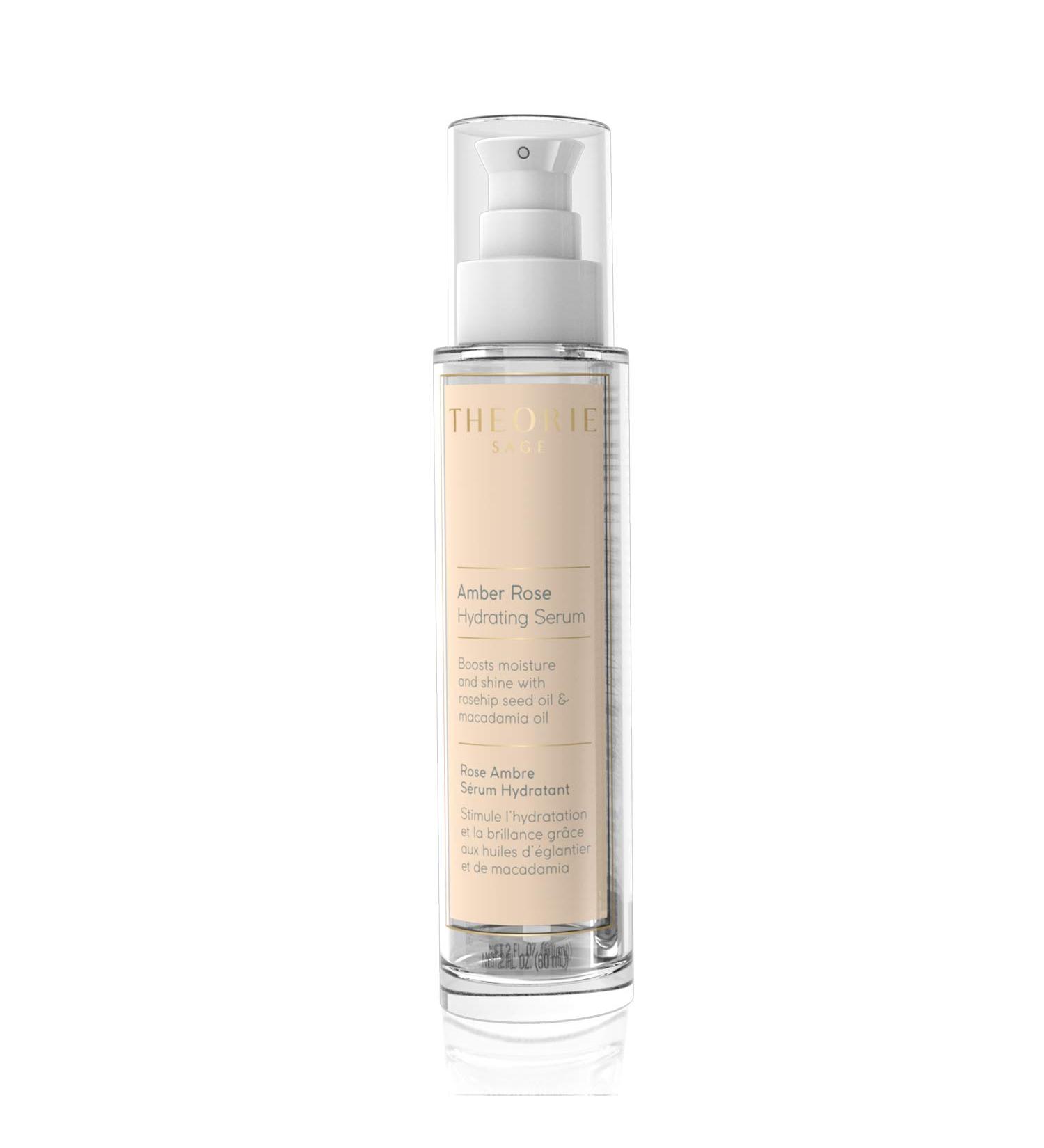 Theorie Amber Rose Hydrating Hair Serum - Boost Moisture & Shine | All Hair Types | 60mL Spray Bottle - Irresistible Rose Jasmine & Amber Scent - Shop Internationally - Buy Online on GoSupps.com