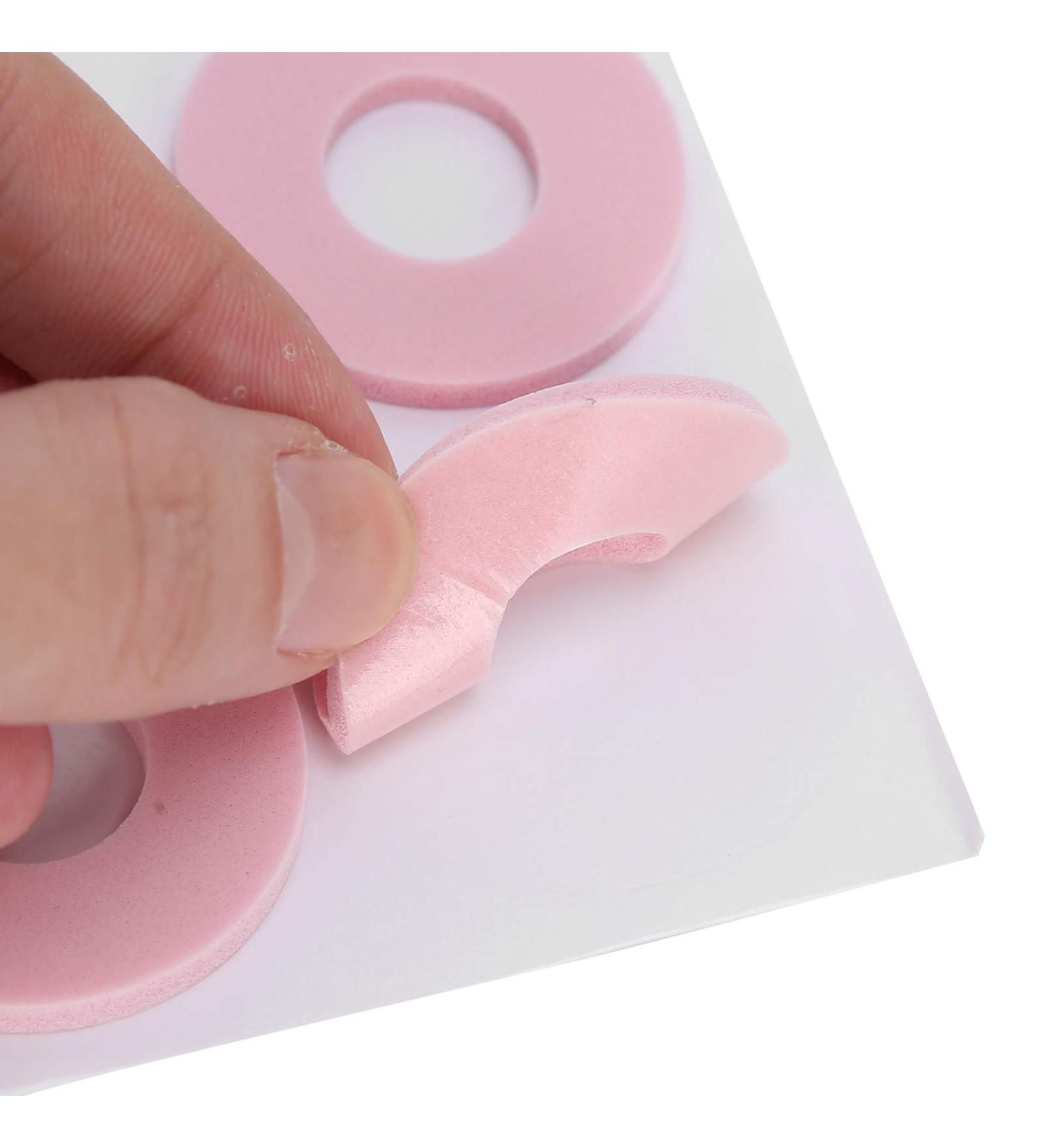 Foam Callus Cushion - Soft Corn Cushion for Feet | Anti-Wear Foot Patch (Round Pink L) - Comfort & Support for Pain Relief - Buy Online on GoSupps.com