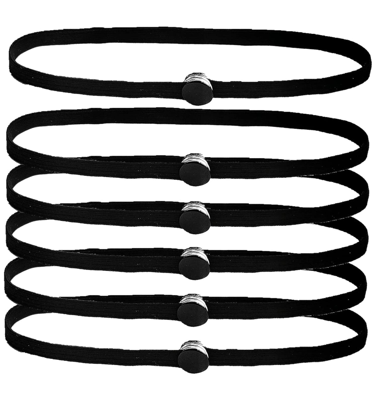 LIFEFUN 6PCS Long Snap Hair Ties for Thick and Curly Hair - Adjustable Hair Rope for Puff, Ponytail, and Braided Hairstyles - Buy Online on GoSupps.com