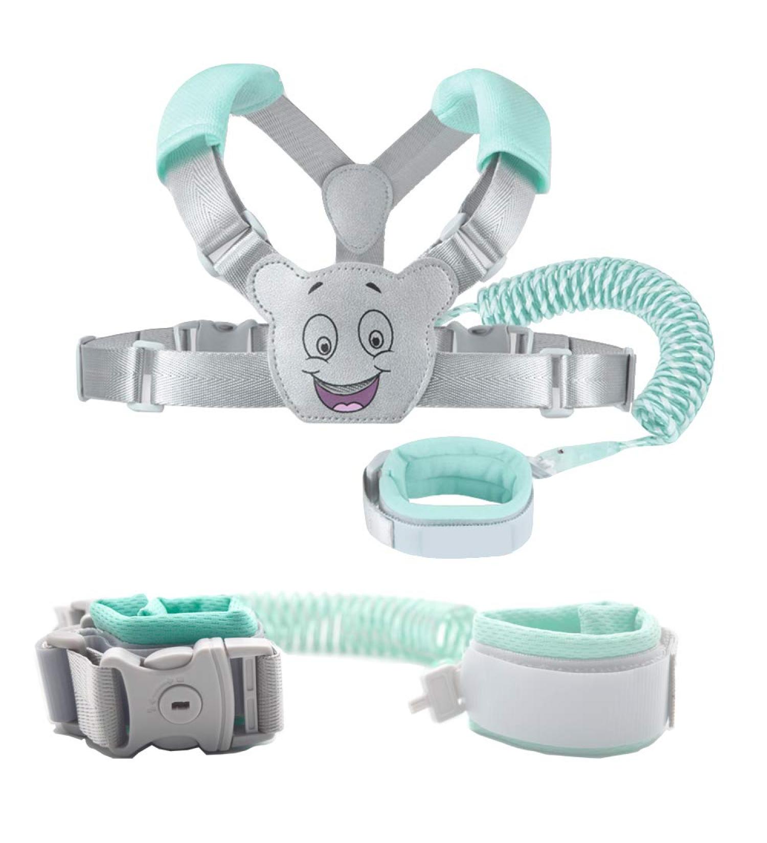 Toddler Walking Belt & Kids Harness | 3 in 1 Safety Set with Wrist Cuff Backpack & Elastic Strap - Shop Internationally! - Buy Online on GoSupps.com