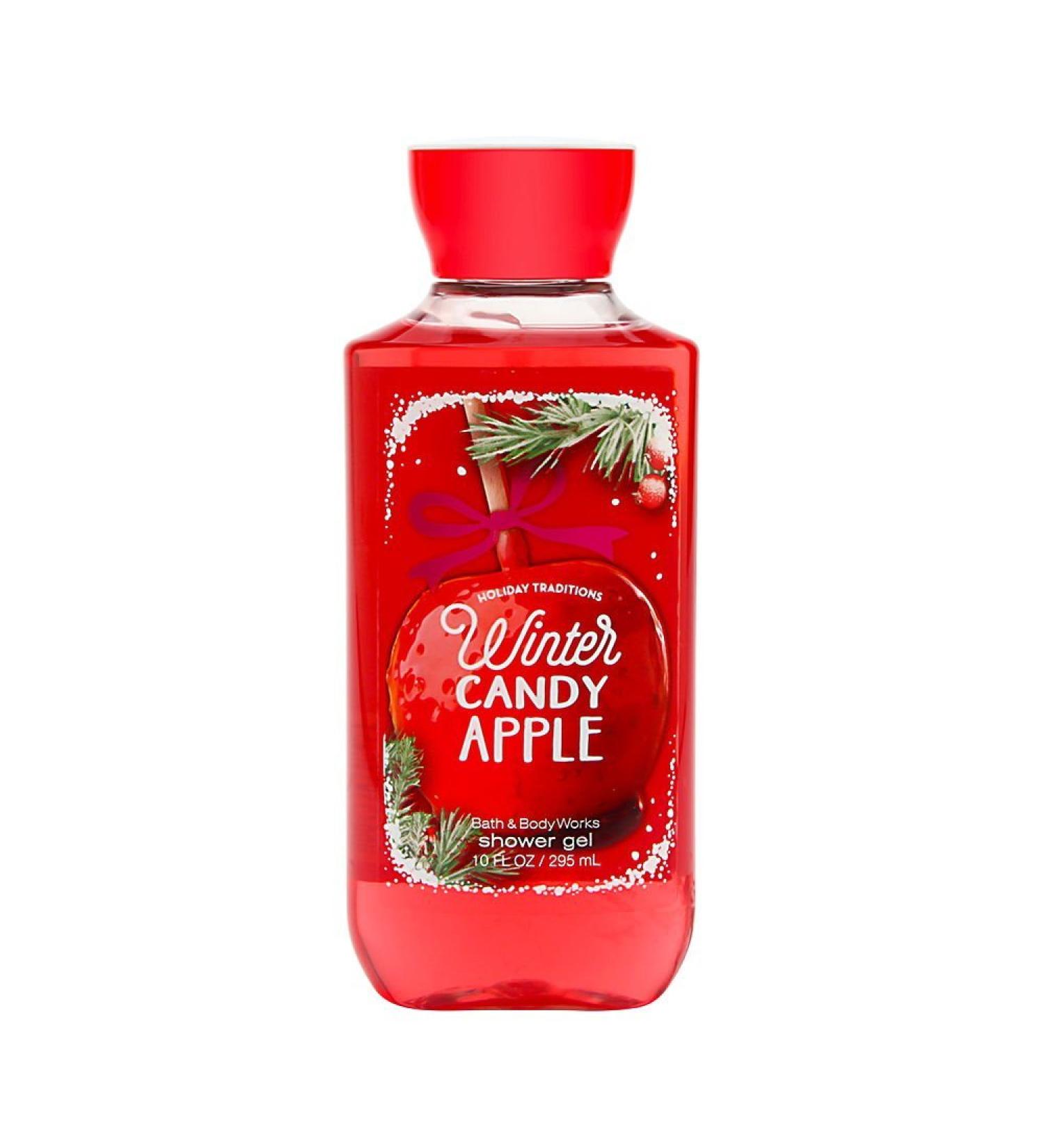 Bath & Body Works Shea & Vitamin E Shower Gel Winter Candy Apple