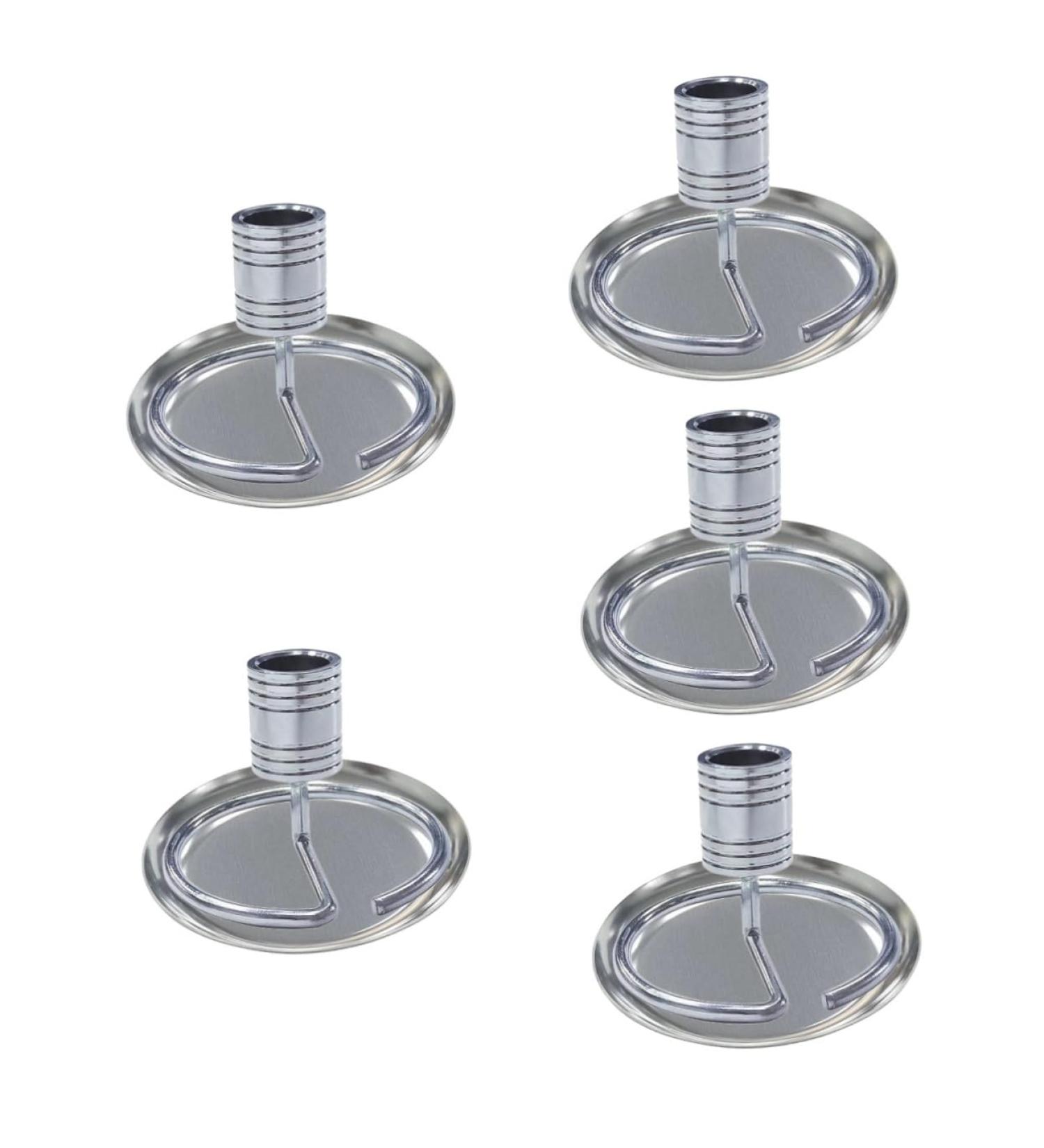 Minkissy Moxa Seat Metal Tray Set - 5 Pcs Moxa Sticker Holder & Stainless Steel Rack for Effective Moxa Therapy - Buy Online on GoSupps.com