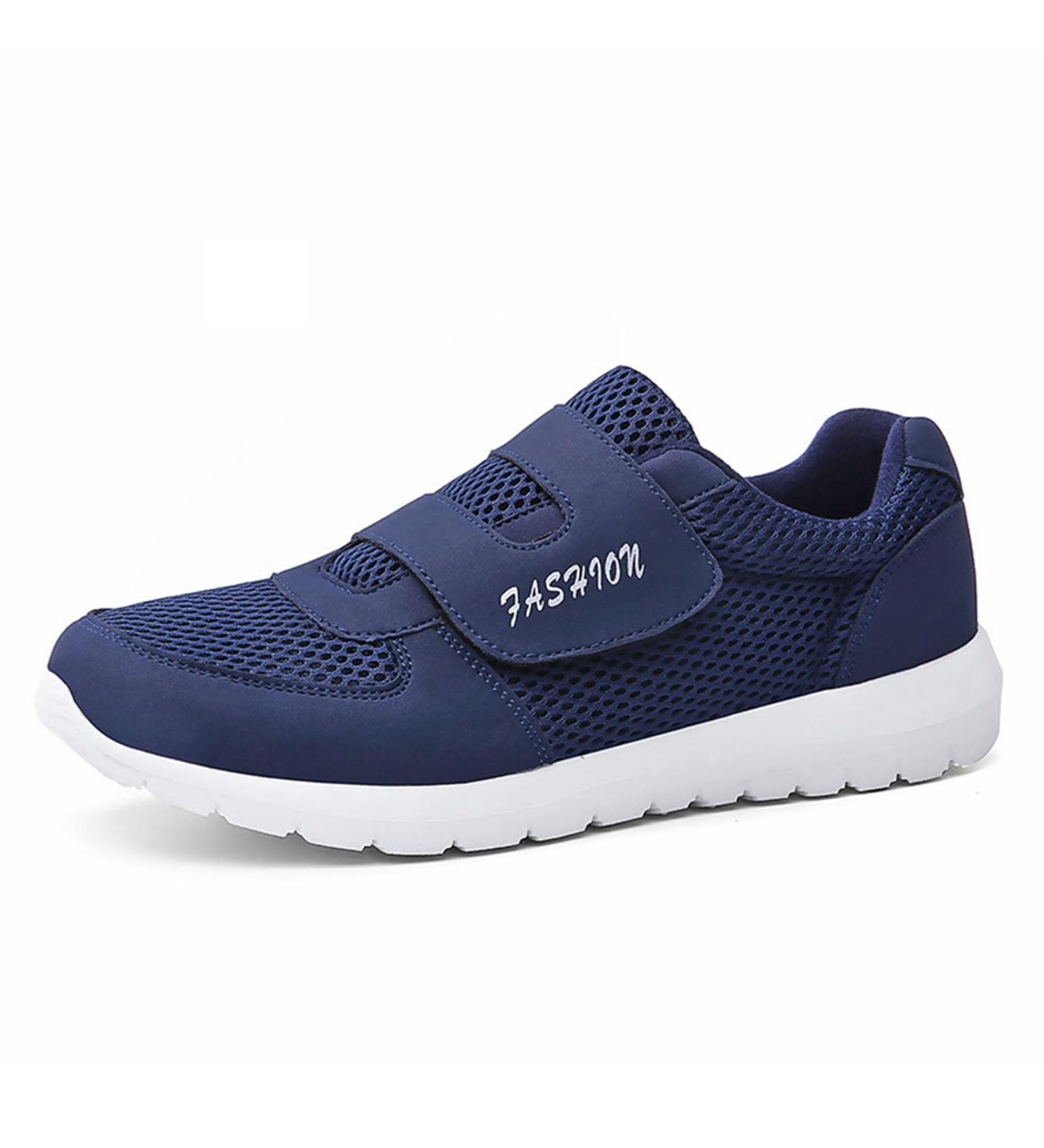 Neuropathy Shoes for Women - Adjustable Extra Wide Diabetic Footwear for Swollen Feet Breathable & Comfortable Relief in Size 8.5 Blue - Buy Online on GoSupps.com