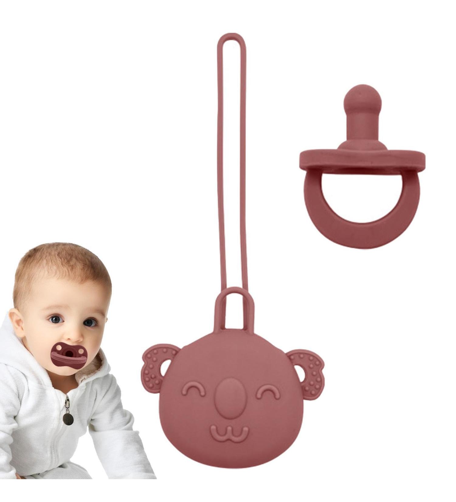 Stronrive Silicone Pacifier Cover & Clip Set | Safe Easy-to-Clean Travel Accessory for Babies | Ideal for Picnics Camping & Outings - Buy Online on GoSupps.com