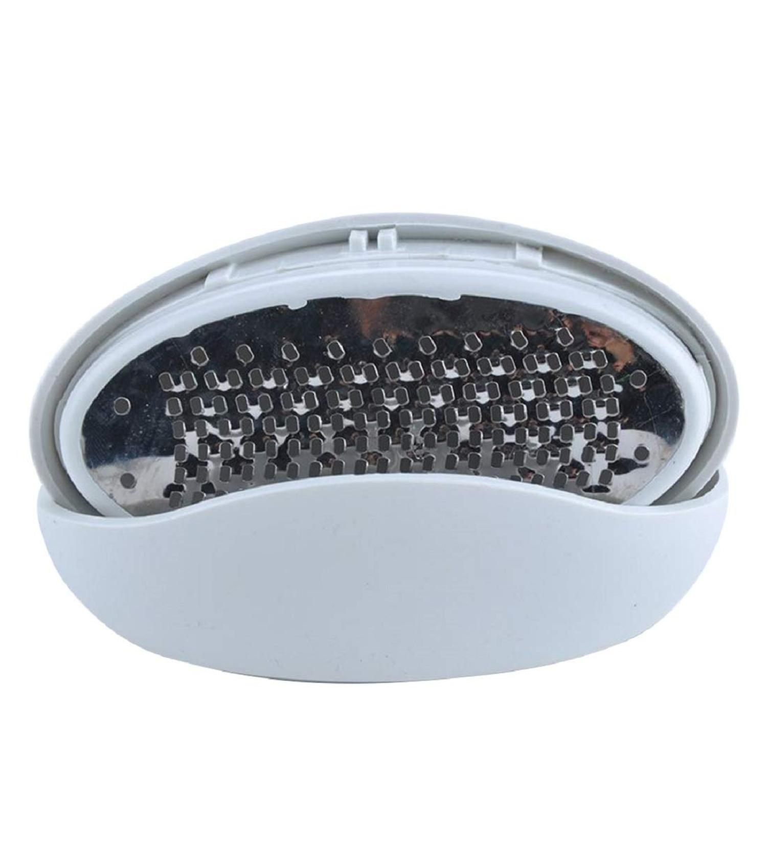 iPobie Foot File Callus Remover - 2 Pieces Stainless Steel Pedicure Tool | Professional Foot Care Oval Egg Shape - Buy Online on GoSupps.com