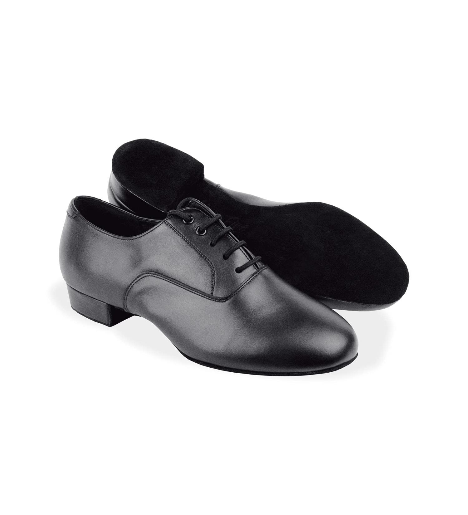 Very Fine Shoes mens Ballroom 10 Black Leather