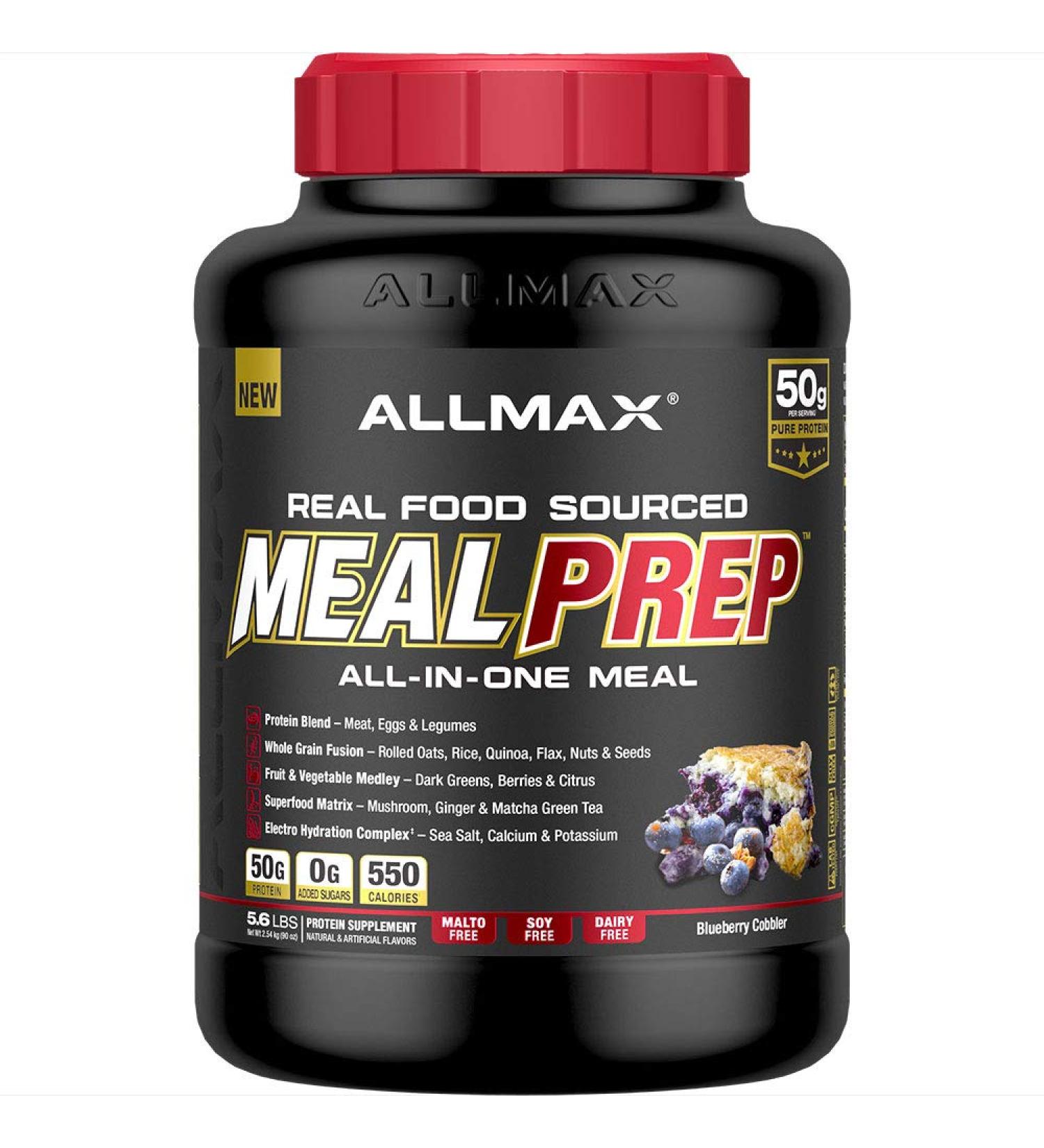 ALLMAX Nutrition Real Food Meal Prep â€“ Blueberry Cobbler 5.6 lb | Healthy All-in-One Nutrition - Buy Online on GoSupps.com