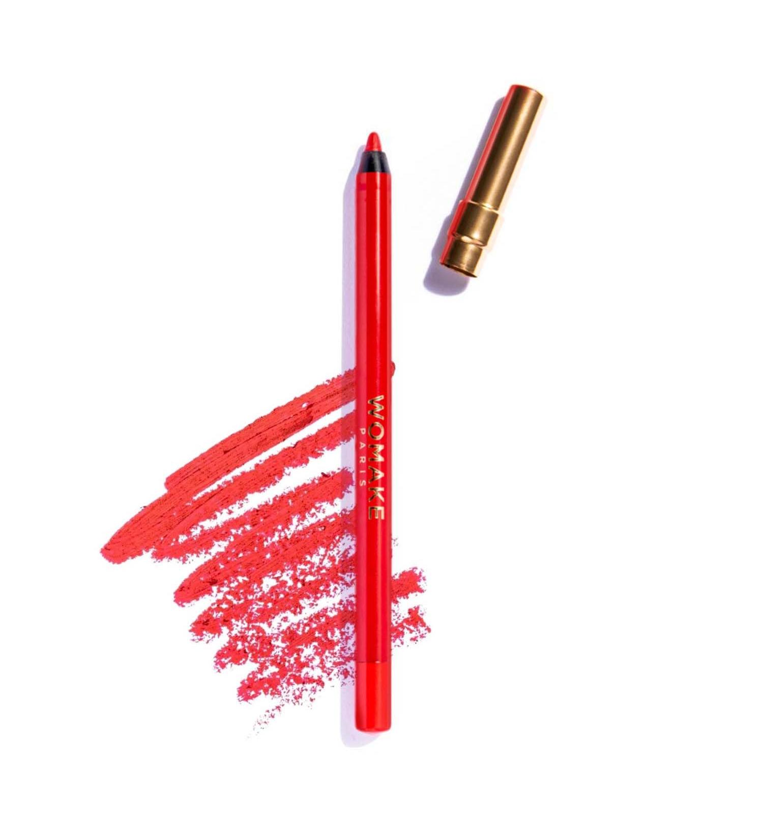 Womake - 3 in 1 Pencil: Lips Eyes Blush - Long-lasting - Water-resistant - Easy application - No transfer - Made in France - Shade: Intense Red - Buy Online on GoSupps.com