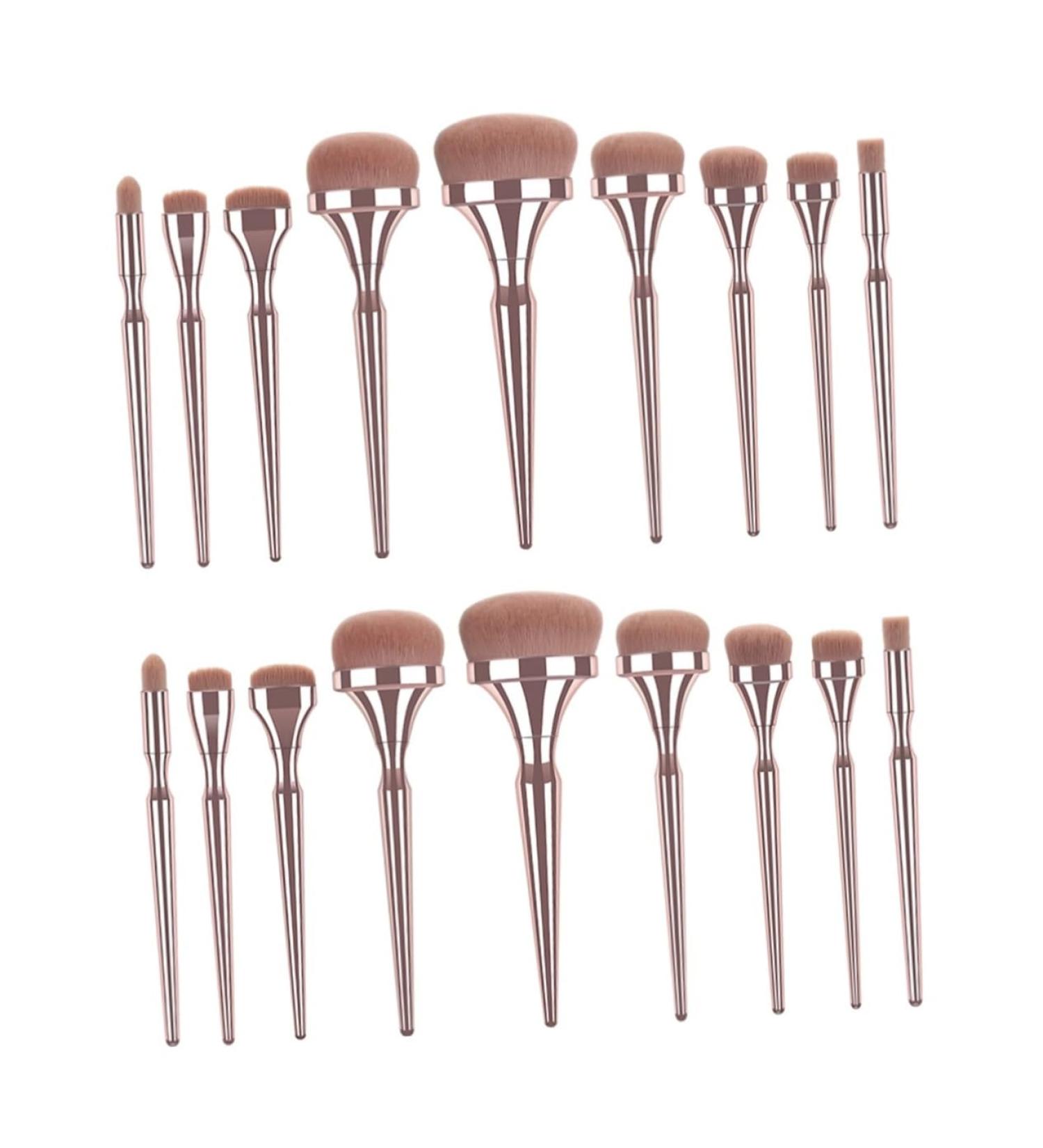 Buy Beaupretty 18 Pcs Professional Makeup Brush Set - Essential Powder Brushes for Women - Superior Quality Cosmetics Tools - Buy Online on GoSupps.com