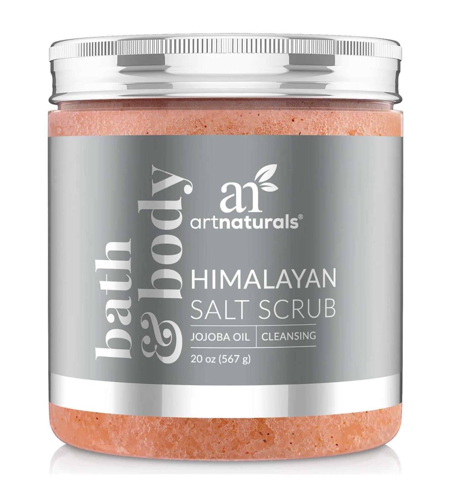 Artnaturals Himalayan Salt Scrub 20 oz - Exfoliating Body Scrub for Smooth Skin - Buy Online on GoSupps.com