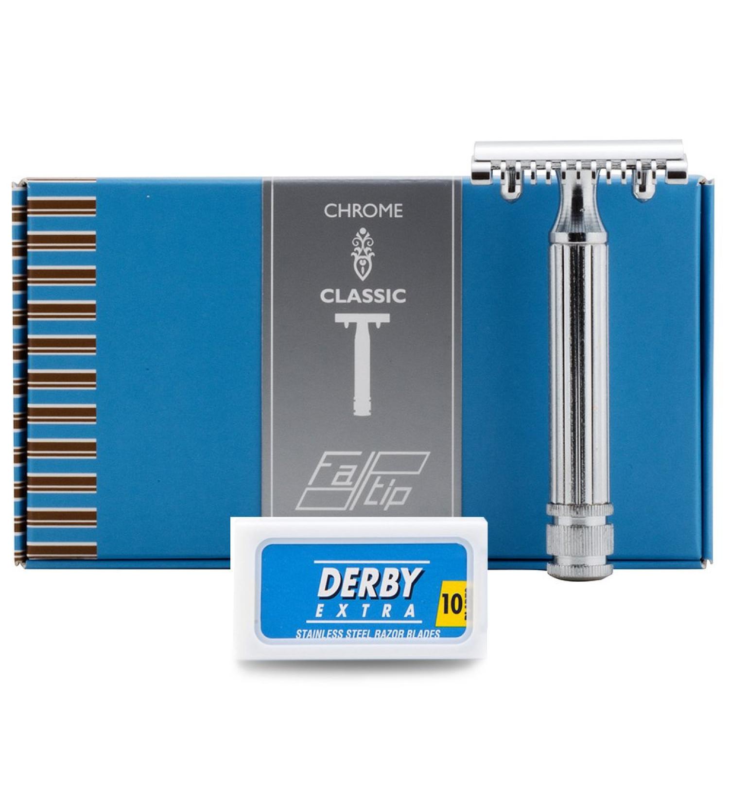 THE GOODFELLAS' SMILE Safety Razor with 10 razor blades included 120 g