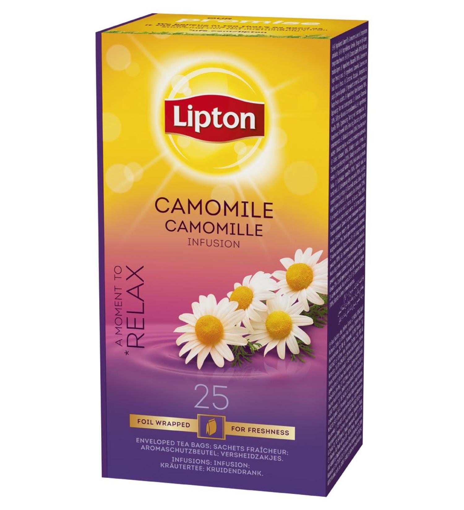 Lipton - Feel Good Selection Camomile Tea - 25 Tea bags - Buy Online on GoSupps.com