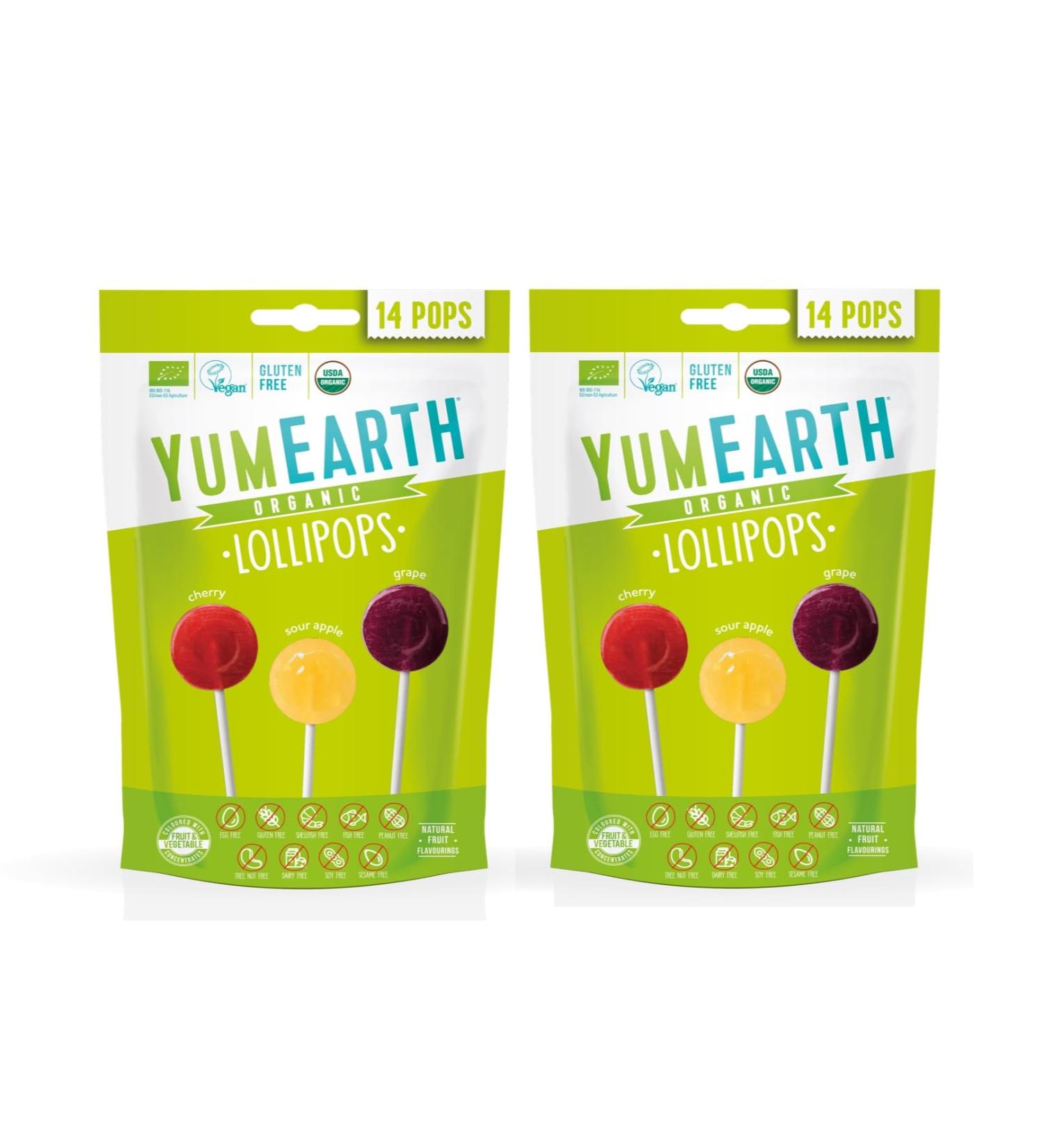 Yumearth Pack of 14 Organic Sour Fruit Sachets - Buy Online on GoSupps.com