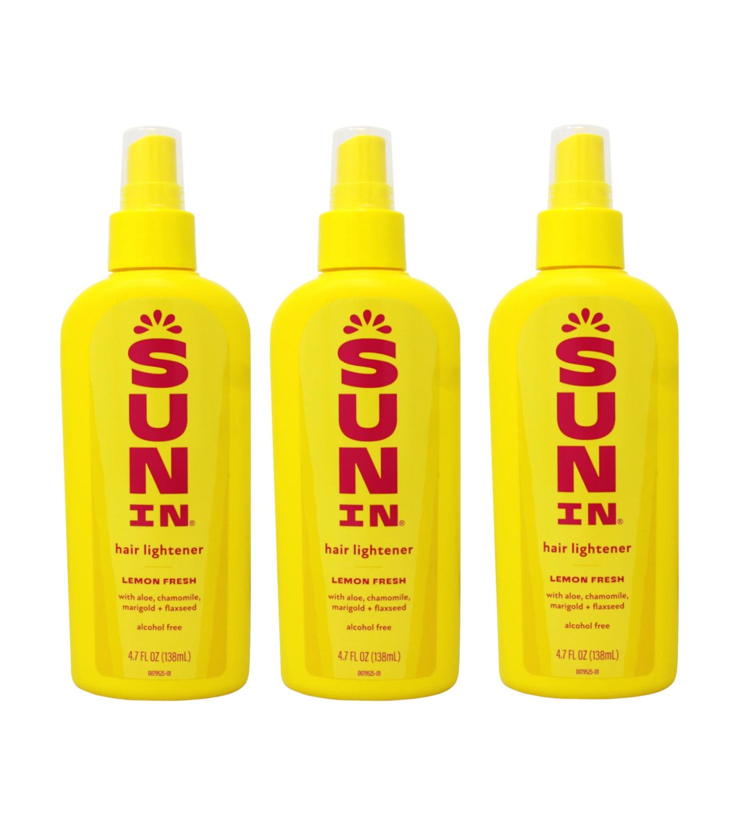 Sun-In Hair Lightener Spray Lemon Fresh 4.7 OZ - Buy Packs and SAVE (Pack of 3) - Buy Online on GoSupps.com