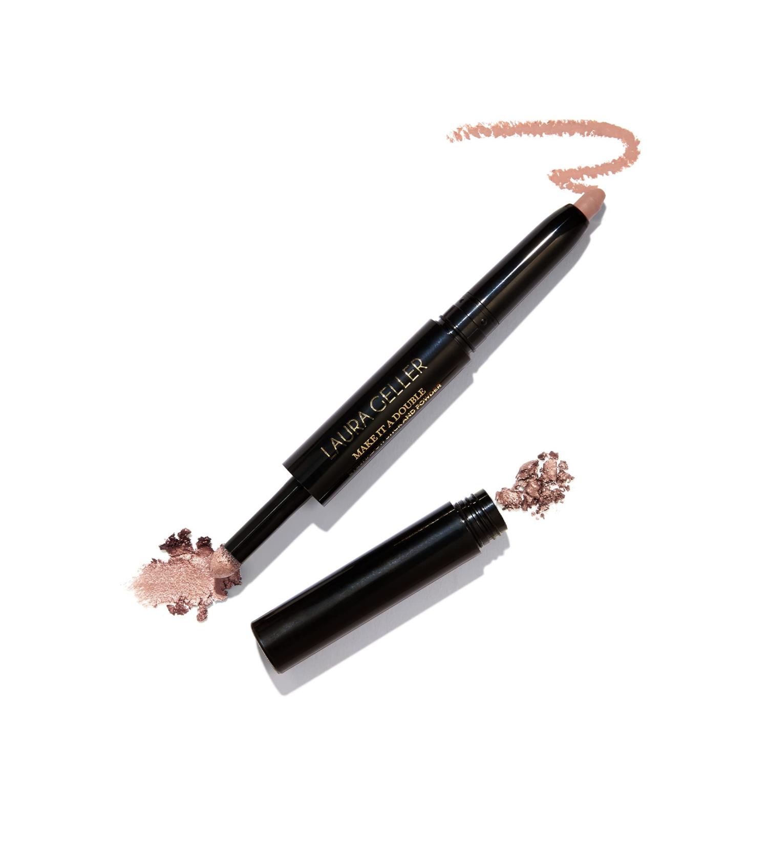 Laura Geller New York Make It A Double Eyeshadow - Chardonnay, Dual-Ended Cream Stick & Powder, Crease-Proof - Buy Online on GoSupps.com