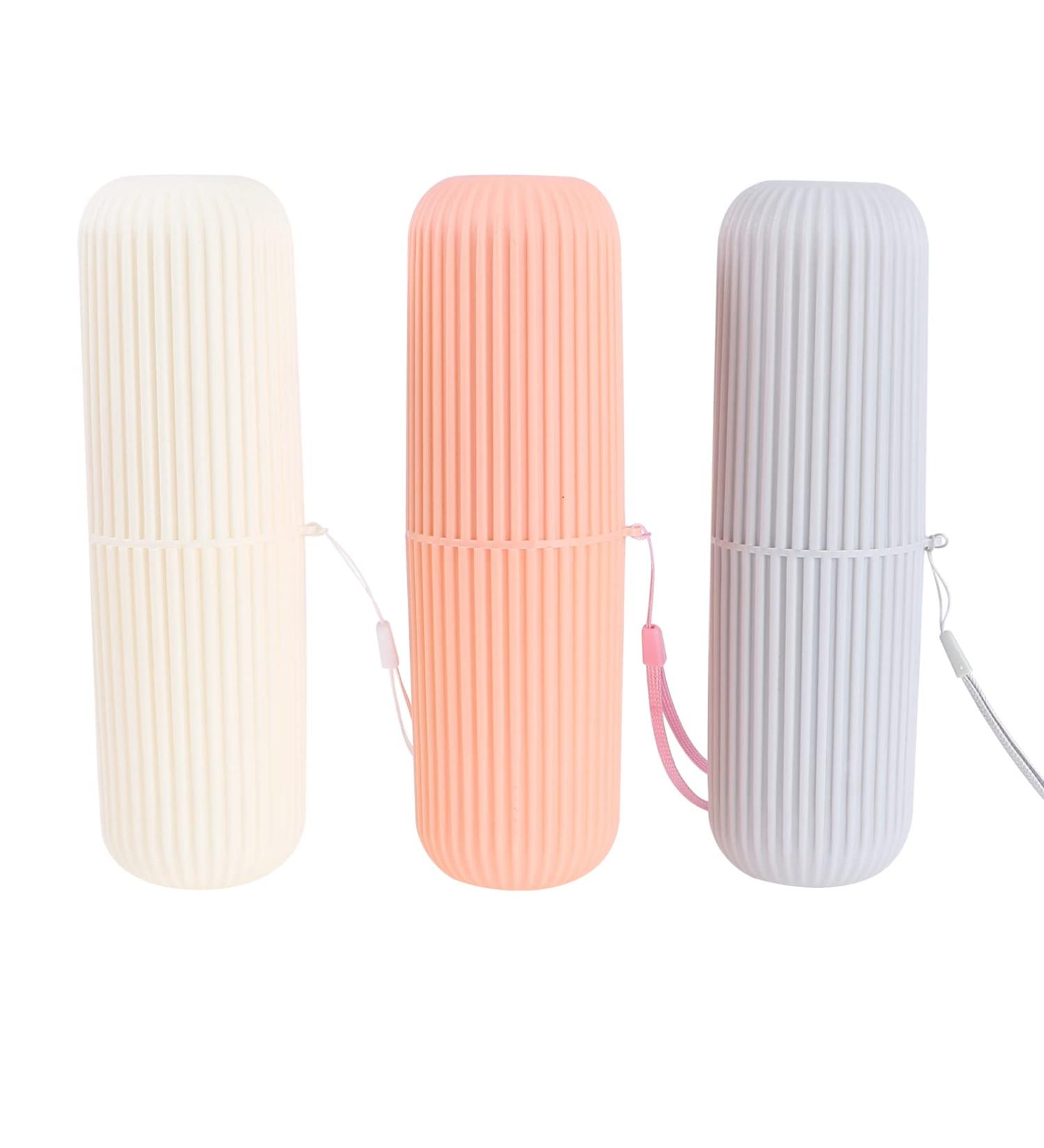 ULTNICE 3pcs Camping Toothbrush Case - Portable Toothbrush Holder & Cup Set for Travel Bathroom & Outdoors - Buy Online on GoSupps.com