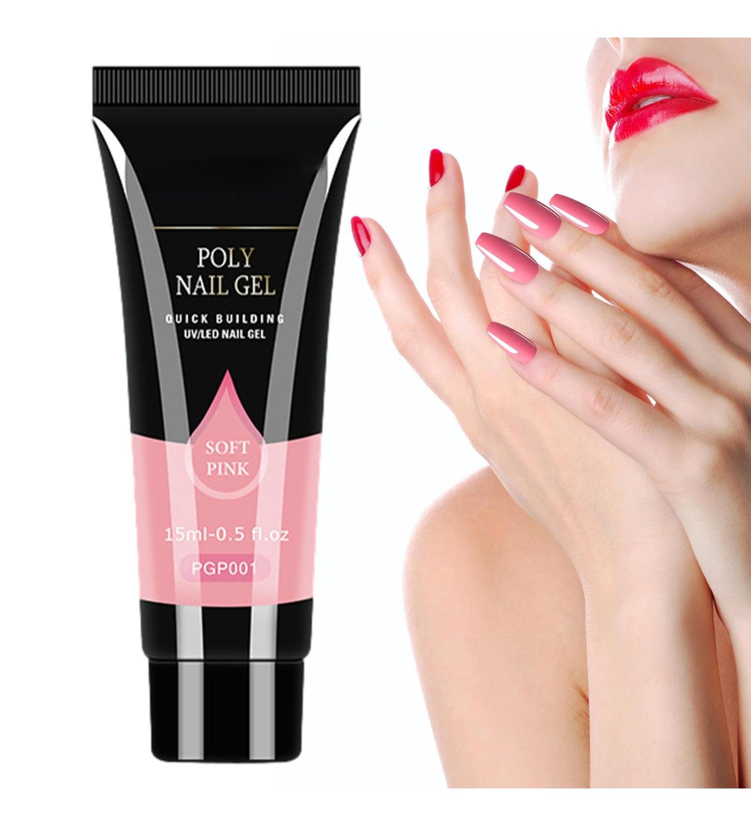 Nail Tip Extension Gel Glue | Professional Art Nail Tool Easy to Use and Long-Lasting UV Nail Gel for Natural-Looking Nails Nail Extension Gel for Salon Easy at Home Aezon Pgp001 - Buy Online on GoSupps.com