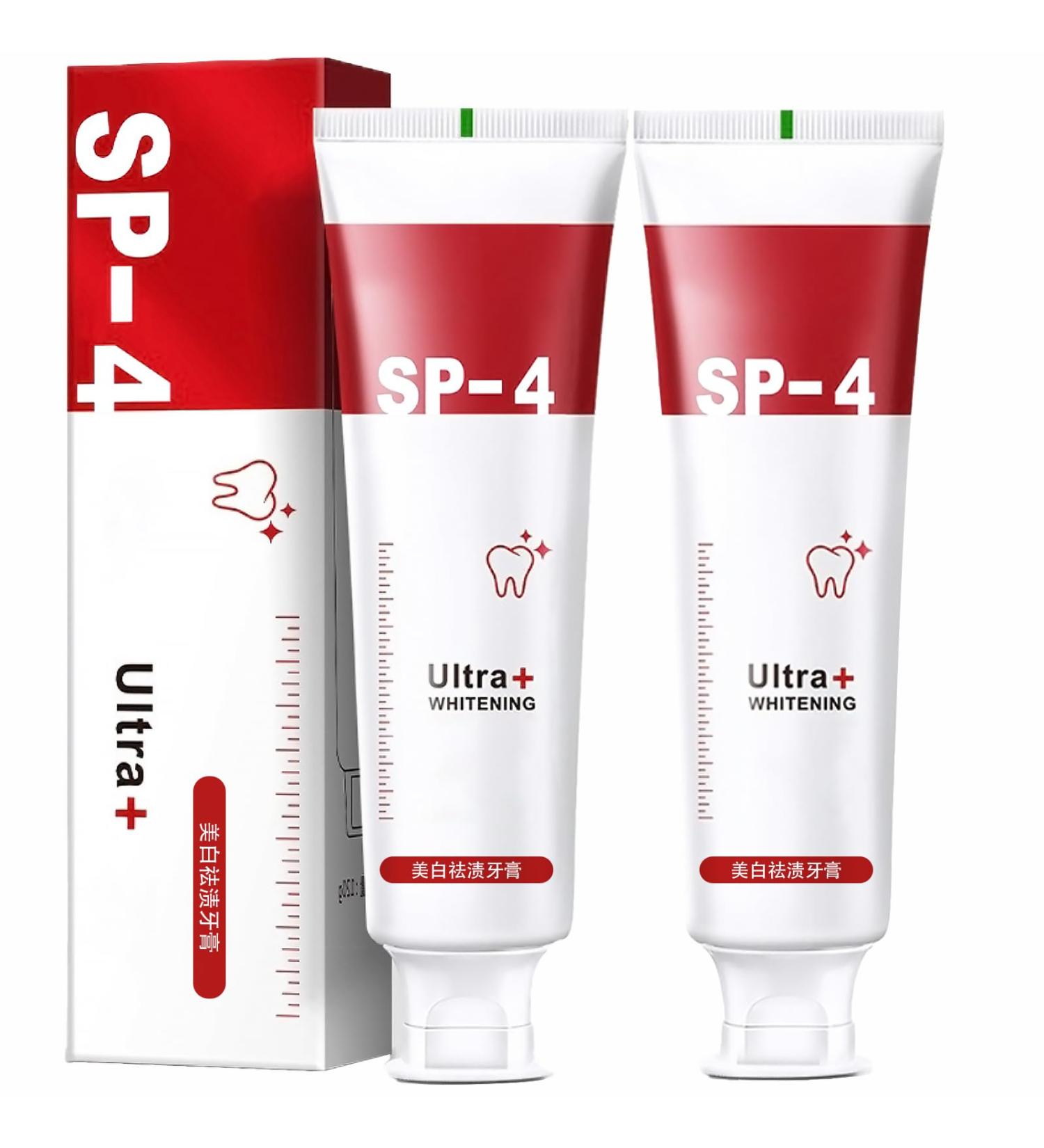 Yayashi SP-4 Whitening Toothpaste - Brightening & Stain Removing (2 Pcs) | Fresh Breath & International Shipping - Buy Online on GoSupps.com