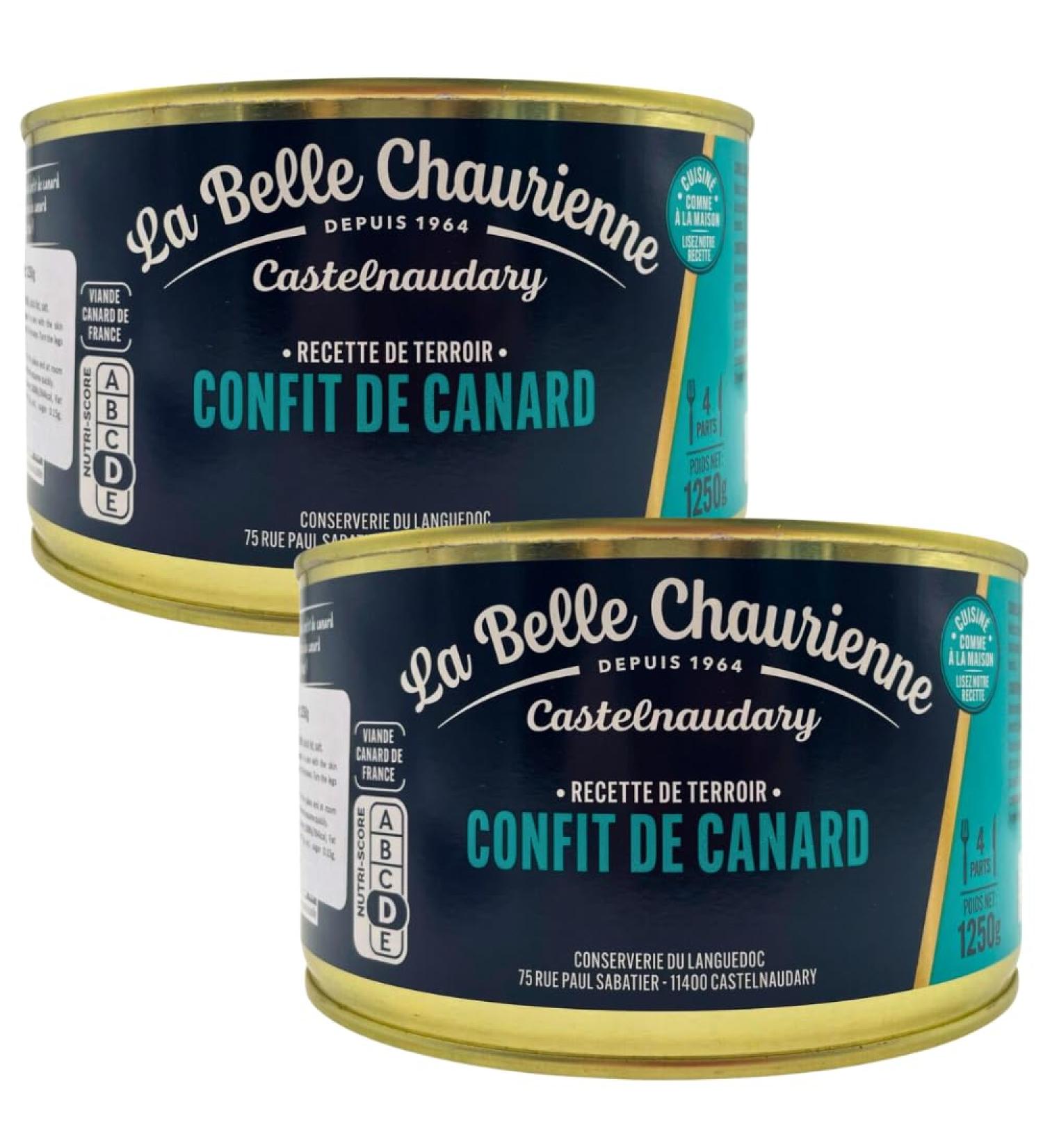 La Belle Chaurienne Confit Duck 1250g x 2 - Buy Online on GoSupps.com