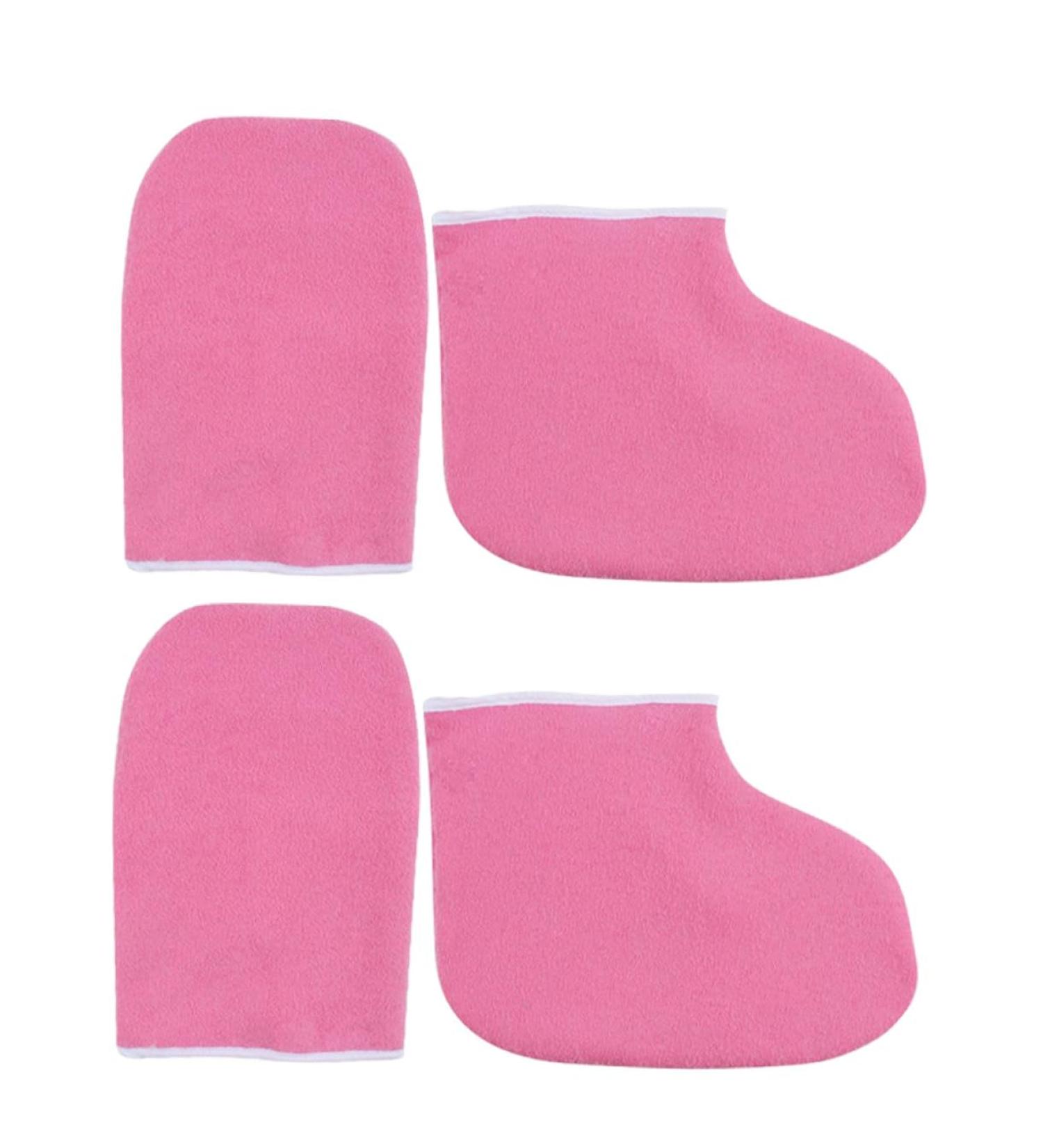 Moufles et Chaussettes Paraffine Thermiques Taille Unique Soin Hydratant Mains et Pieds Usage Professionnel et Domestique - Buy Online on GoSupps.com