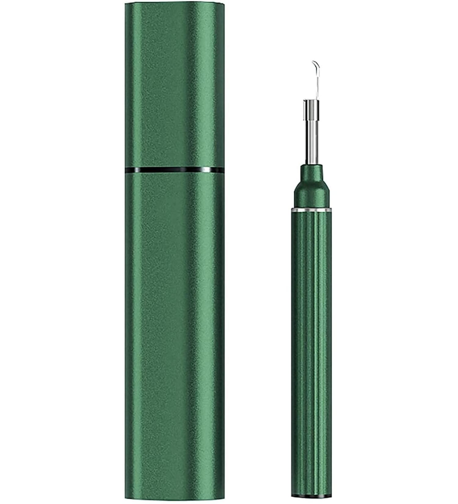 KouRy Ear Wax Removal Tool Ear Cleaner Earwax Removal Camera 1080P FHD Endoscope Wireless Ear Wax Remover Otoscope with LED Light Safe Ear Wax Removal Kit for Adults Kids &Pets (Green) - Buy Online on GoSupps.com