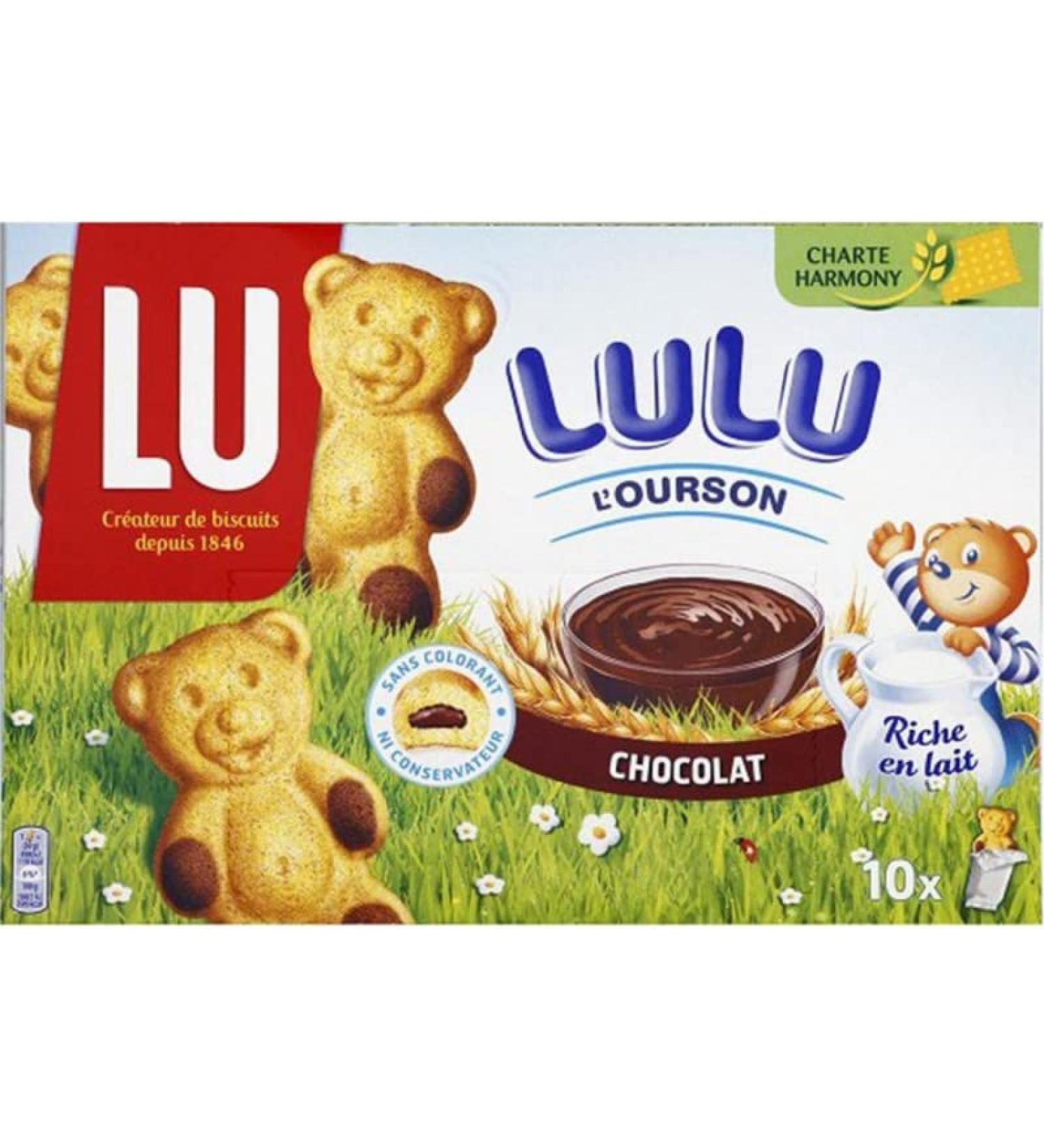 LU Lulu The Bear Rich Milk Chocolate 300g (pack of 6)