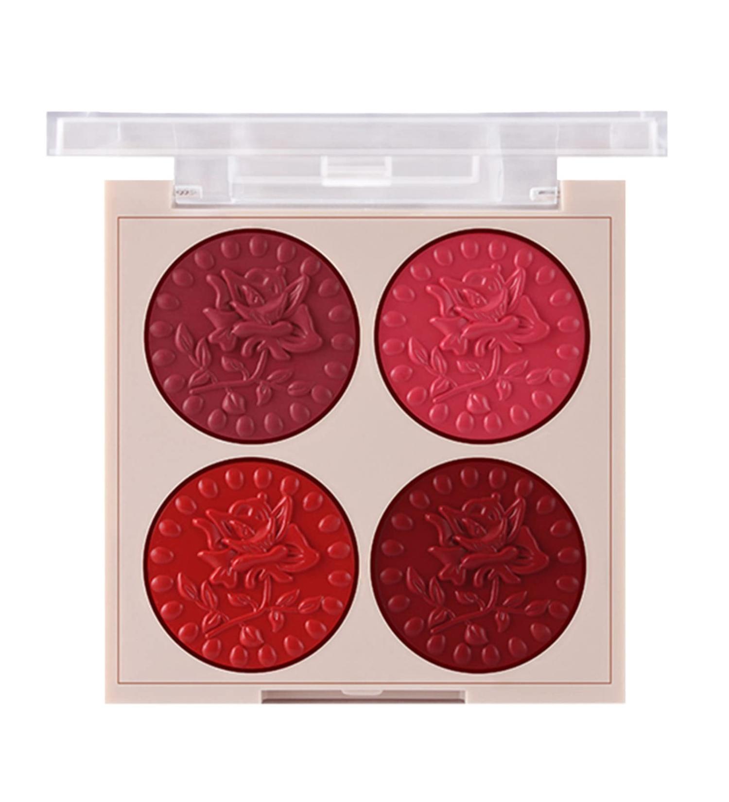 High Pigmented Lipstick Palette - Classic Bright Colors | Holiday Gift | 1g Lip Gloss & Lipstick - #02 - Buy Online on GoSupps.com