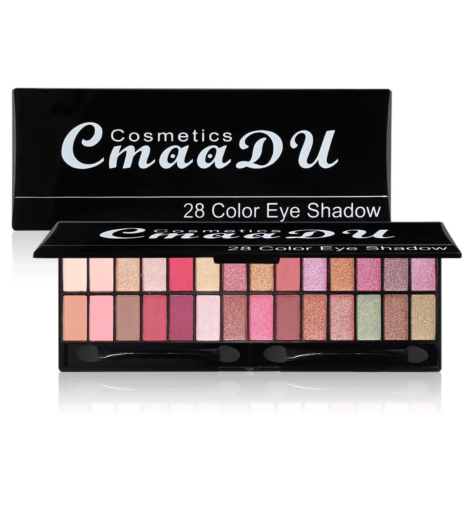 FAEYLI 28 Color Matte Glitter Eyeshadow Palette - Long-Lasting & Waterproof - Buy Online on GoSupps.com