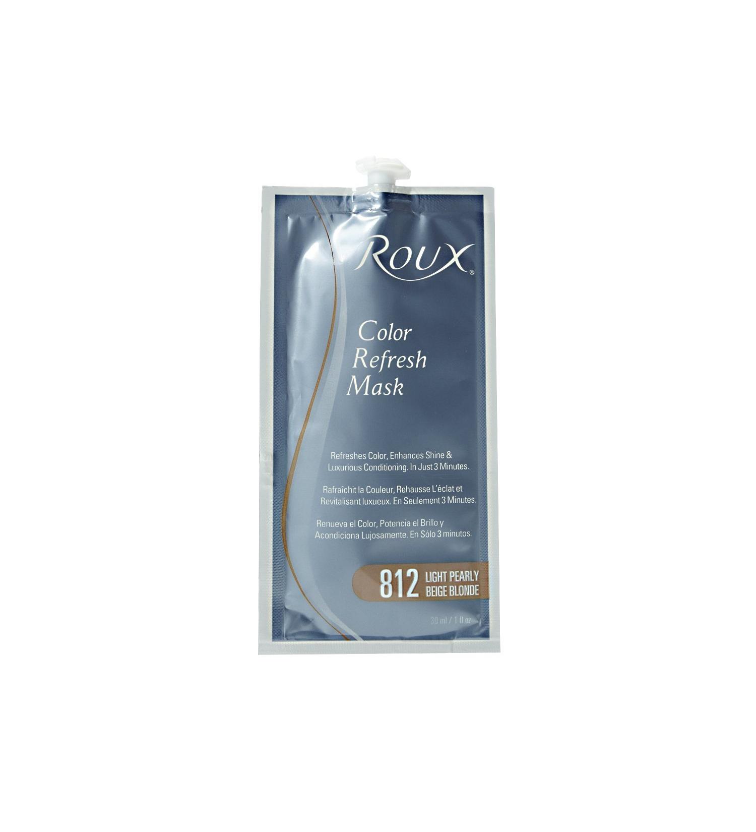 Roux Color Refresh Mask, 812 Medium Blonde, 1 Fluid Ounce