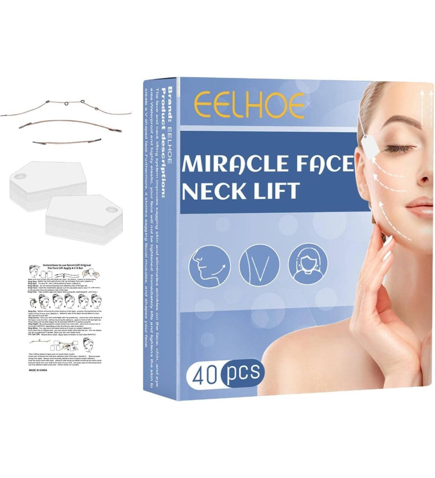 Skin Lifting Patches for Eye and Chin - Set of 40 - Buy Online on GoSupps.com