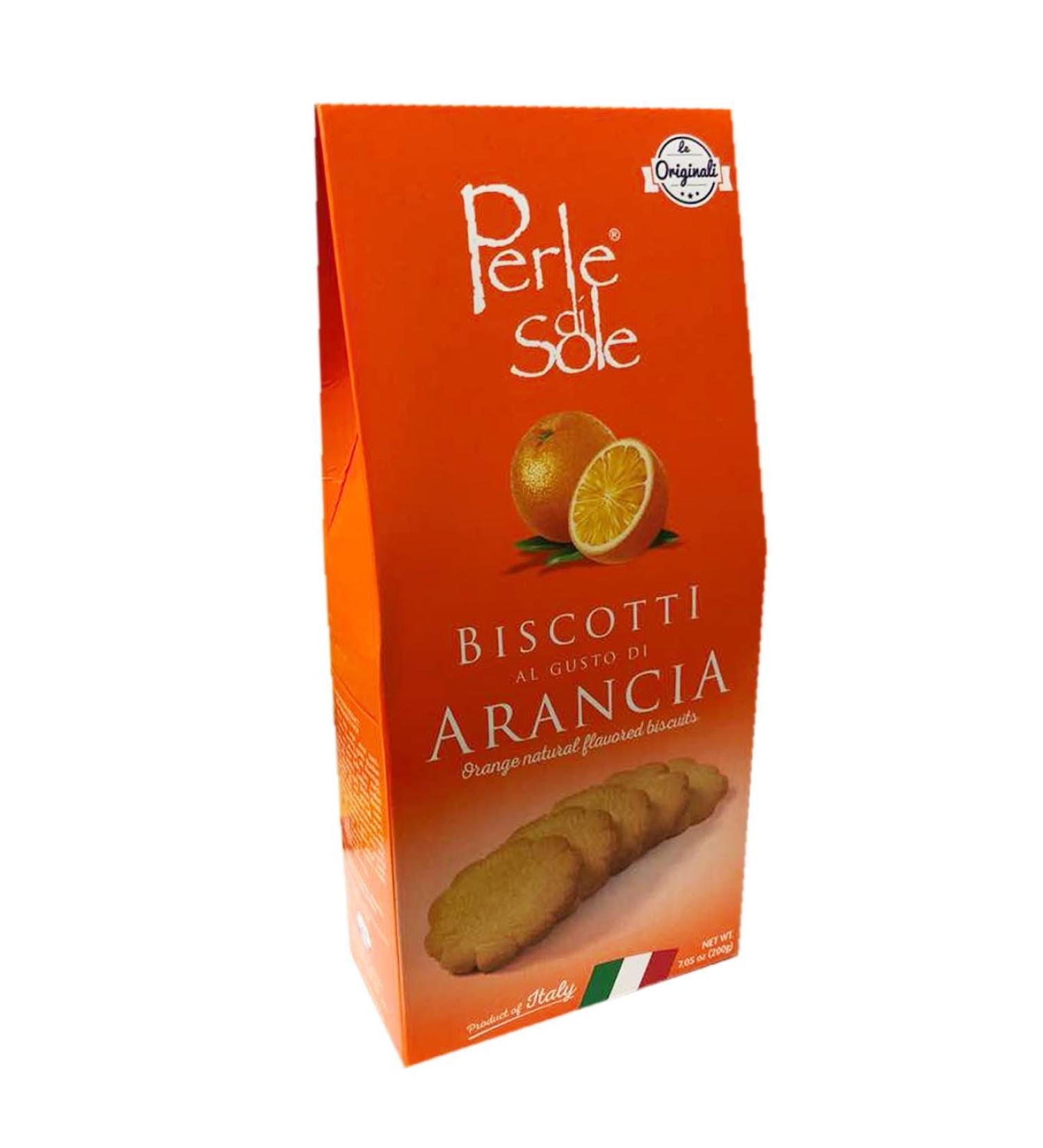 Natural Orange Flavored Biscuits - Perle di Sole